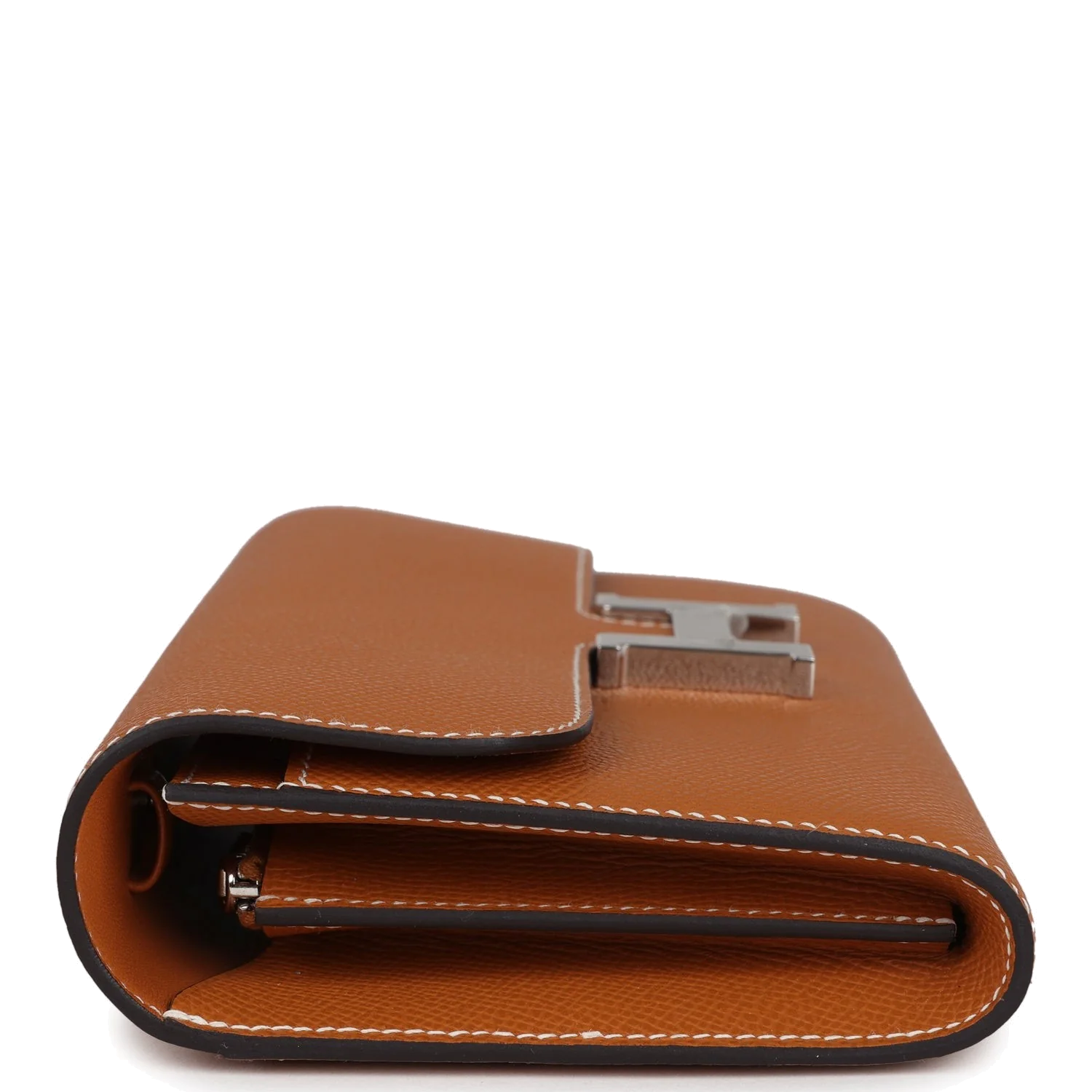 Hermes Constance To Go Wallet Toffee Epsom Palladium Hardware — фото 4