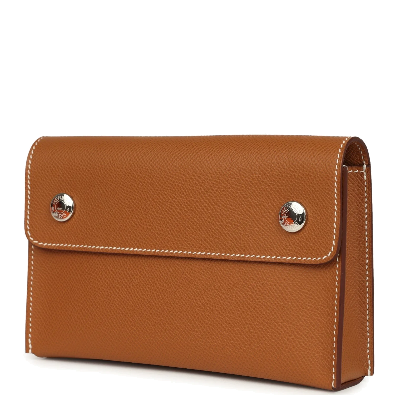 Hermes Hermesnap Wallet Gold Epsom Palladium Hardware — фото 6