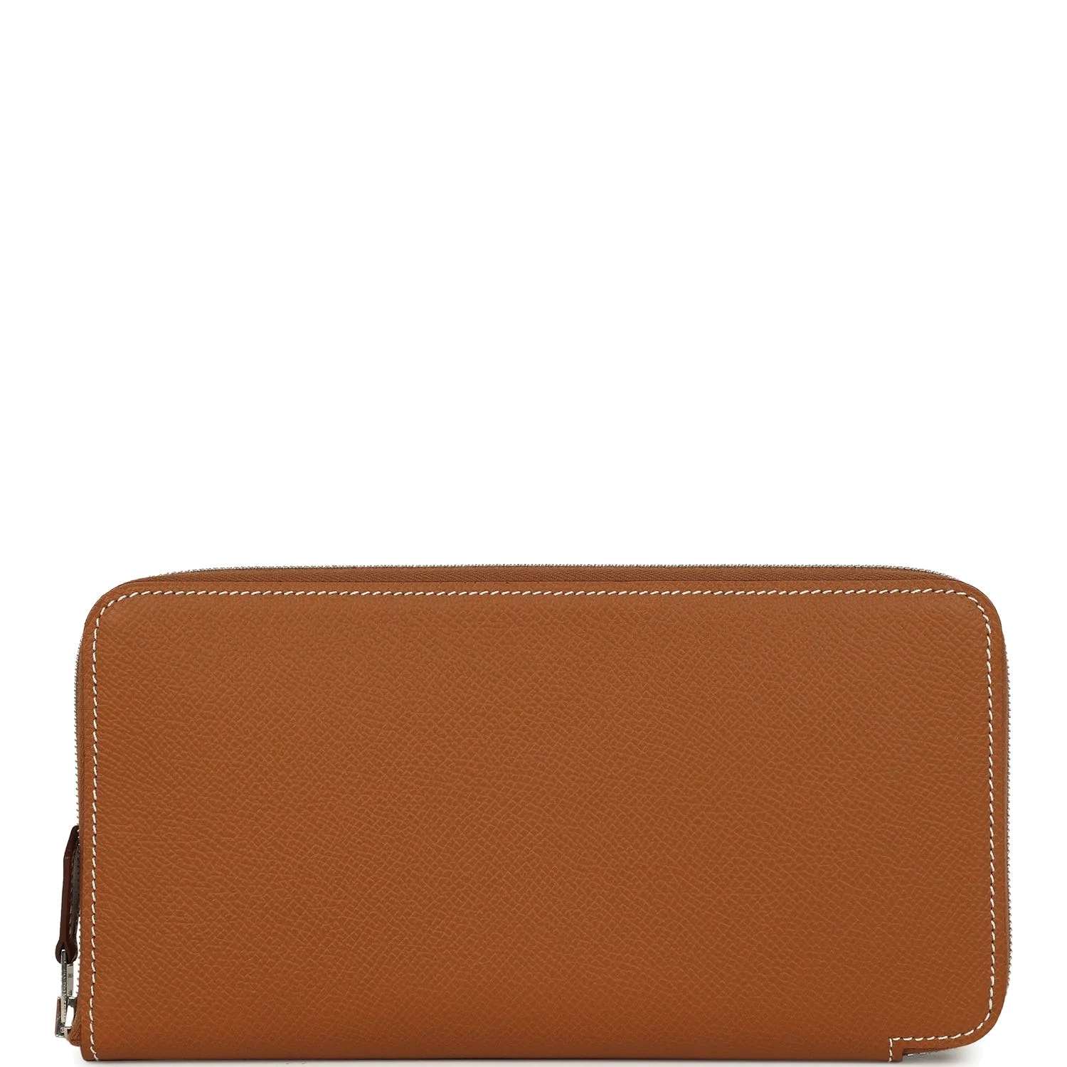 Hermes Silk'In Classique Long Wallet Gold Epsom Palladium Hardware — фото 1