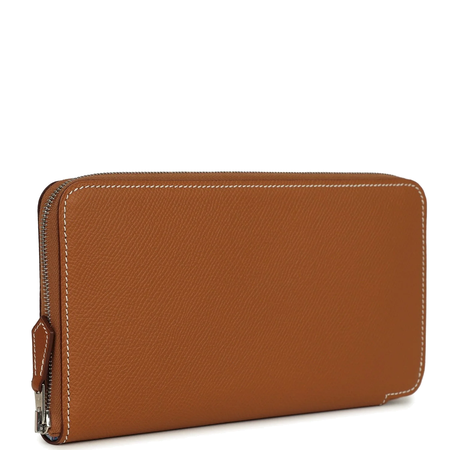 Hermes Silk'In Classique Long Wallet Gold Epsom Palladium Hardware — фото 3