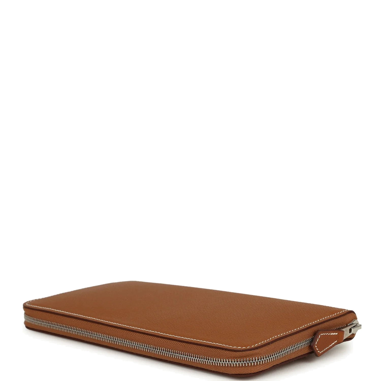 Hermes Silk'In Classique Long Wallet Gold Epsom Palladium Hardware — фото 7