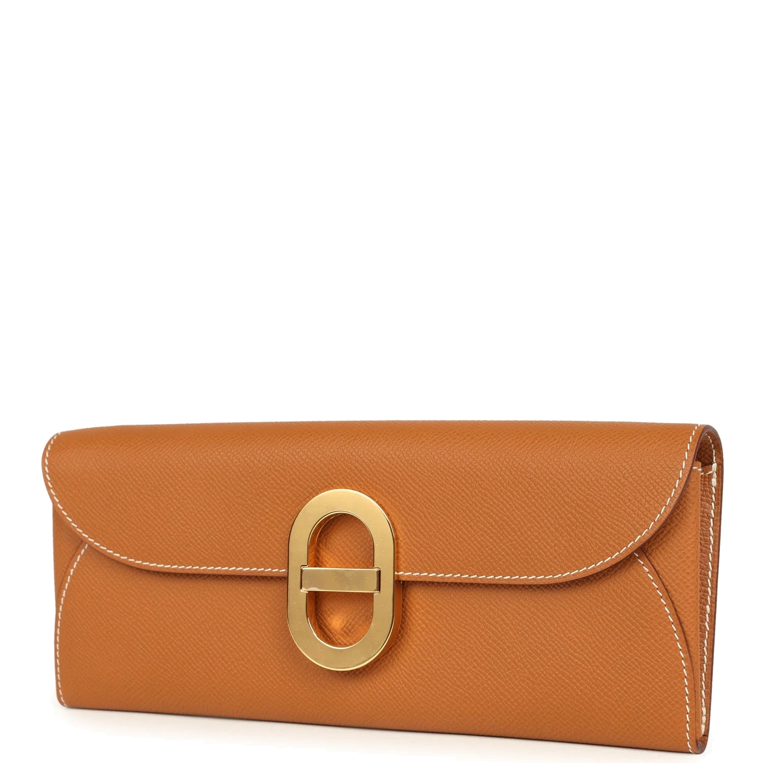 Hermes Maillon Chaine d' Ancre Wallet to Go Gold Epsom Gold Hardware — фото 6