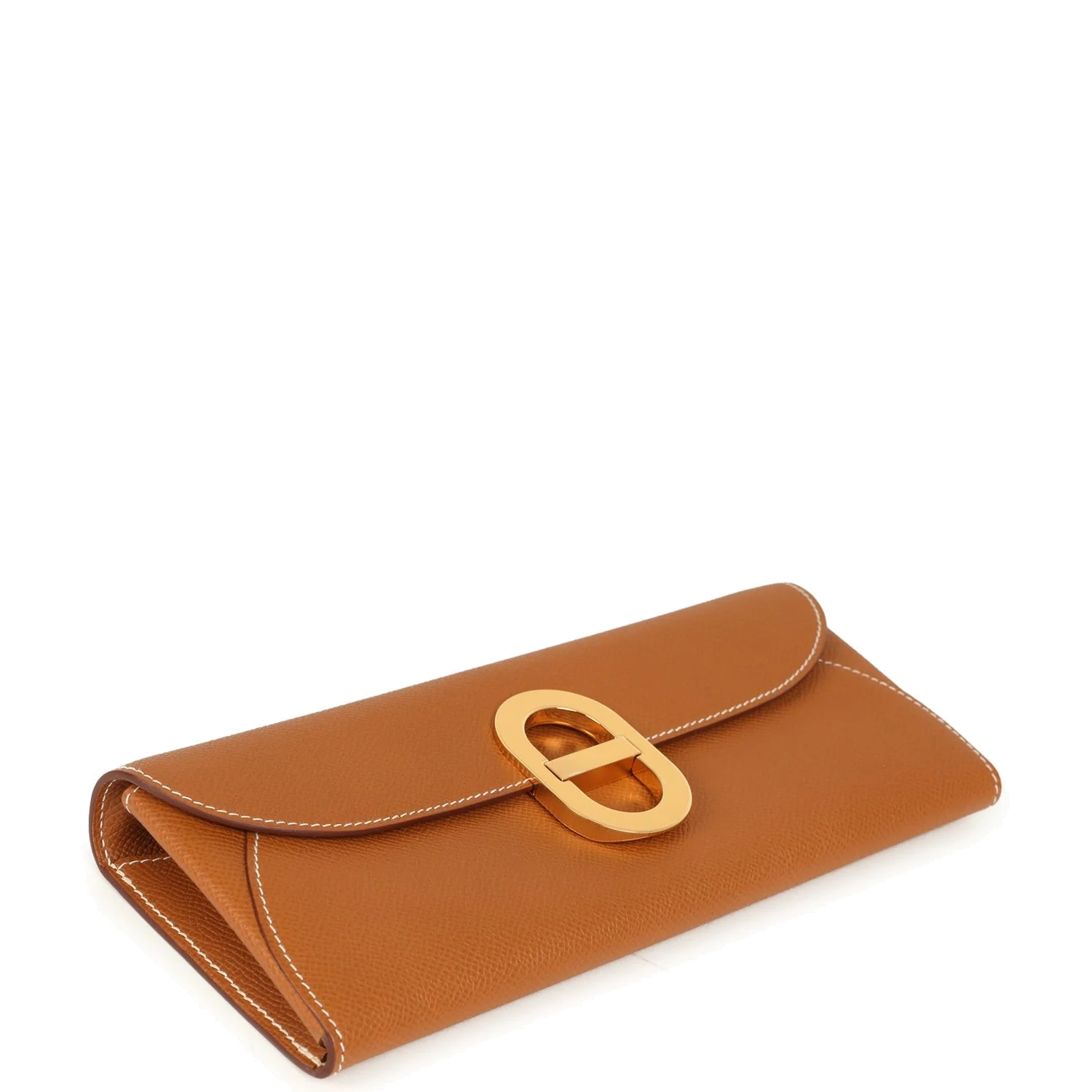 Hermes Maillon Chaine d' Ancre Wallet to Go Gold Epsom Gold Hardware — фото 7