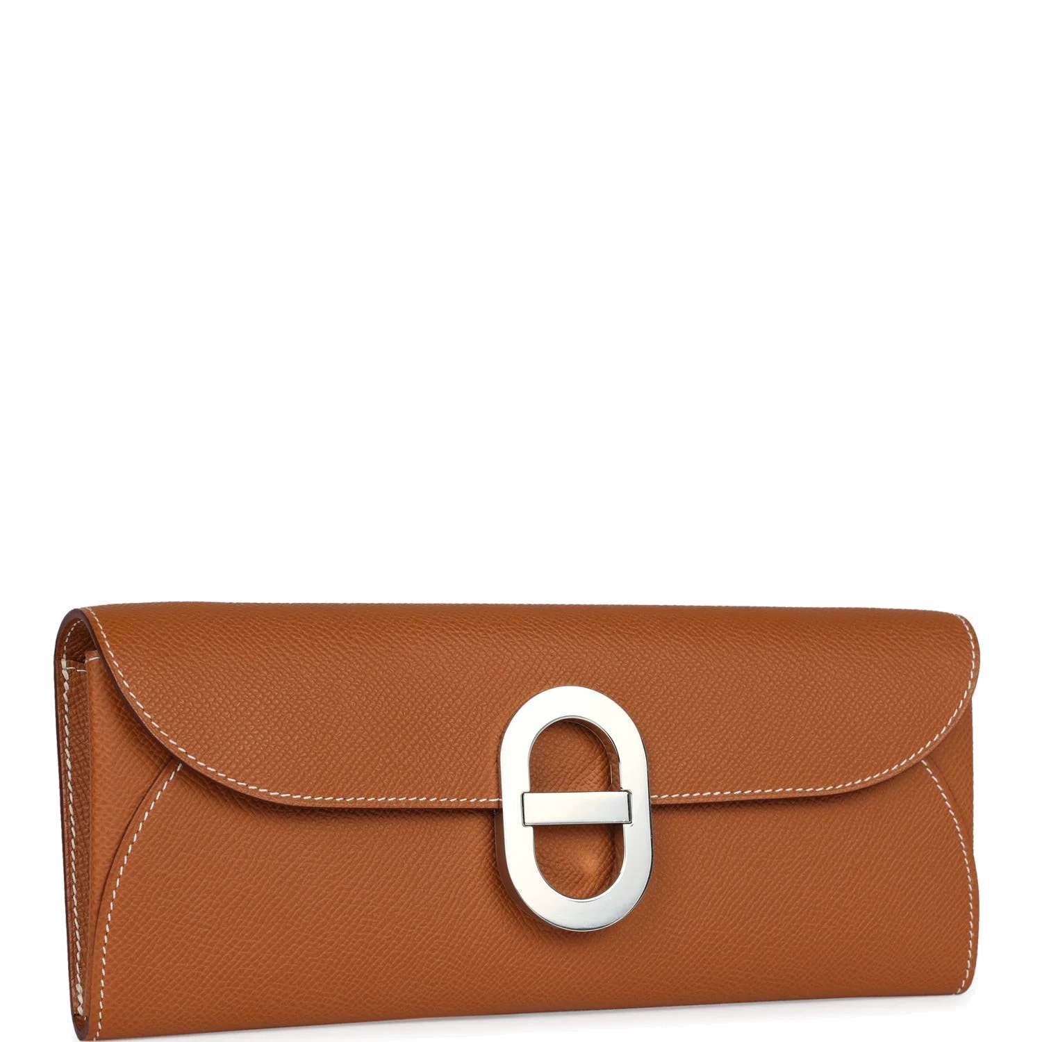 Hermes Maillon Chaine d' Ancre Wallet to Go Gold Epsom Palladium Hardware — фото 3