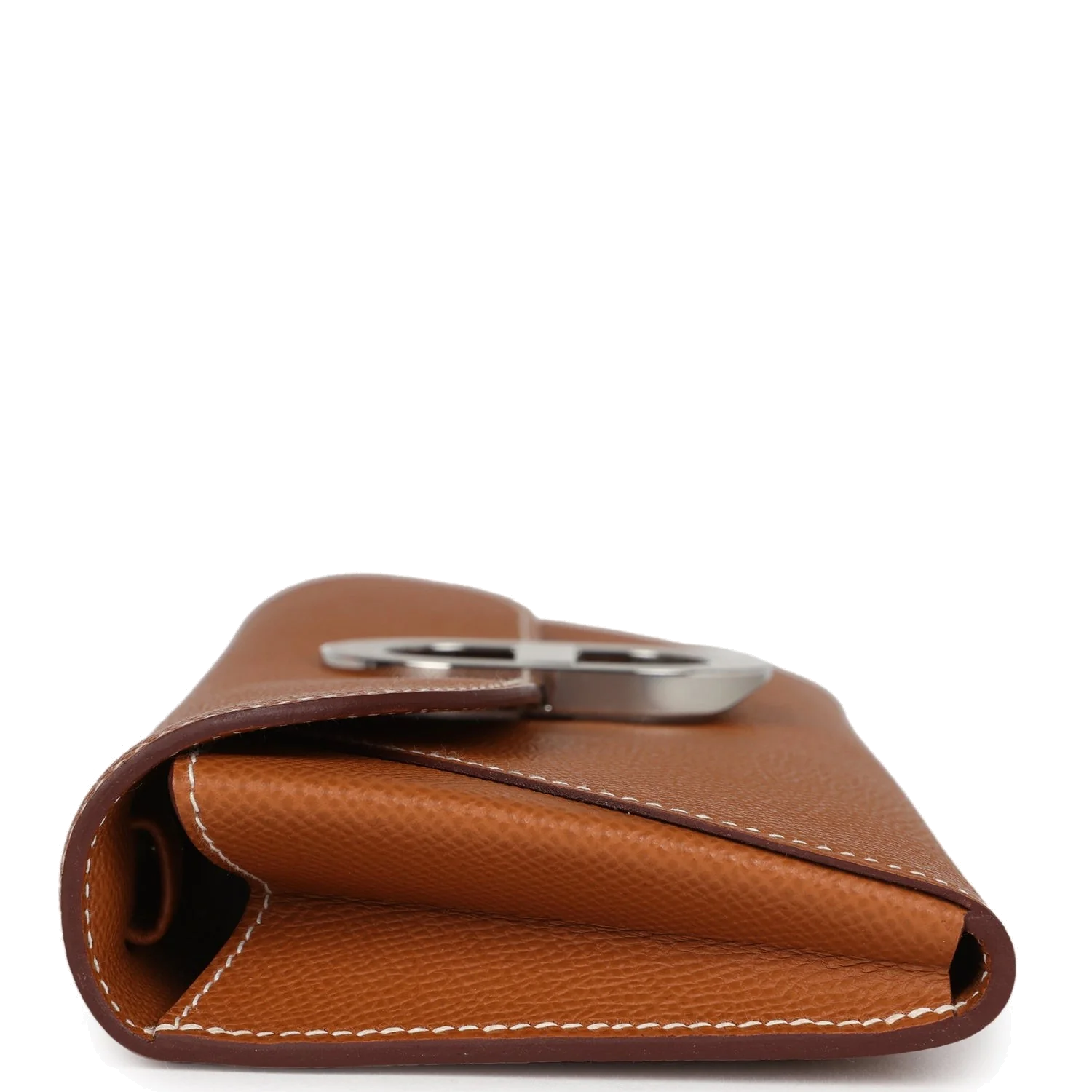 Hermes Maillon Chaine d' Ancre Wallet to Go Gold Epsom Palladium Hardware — фото 4