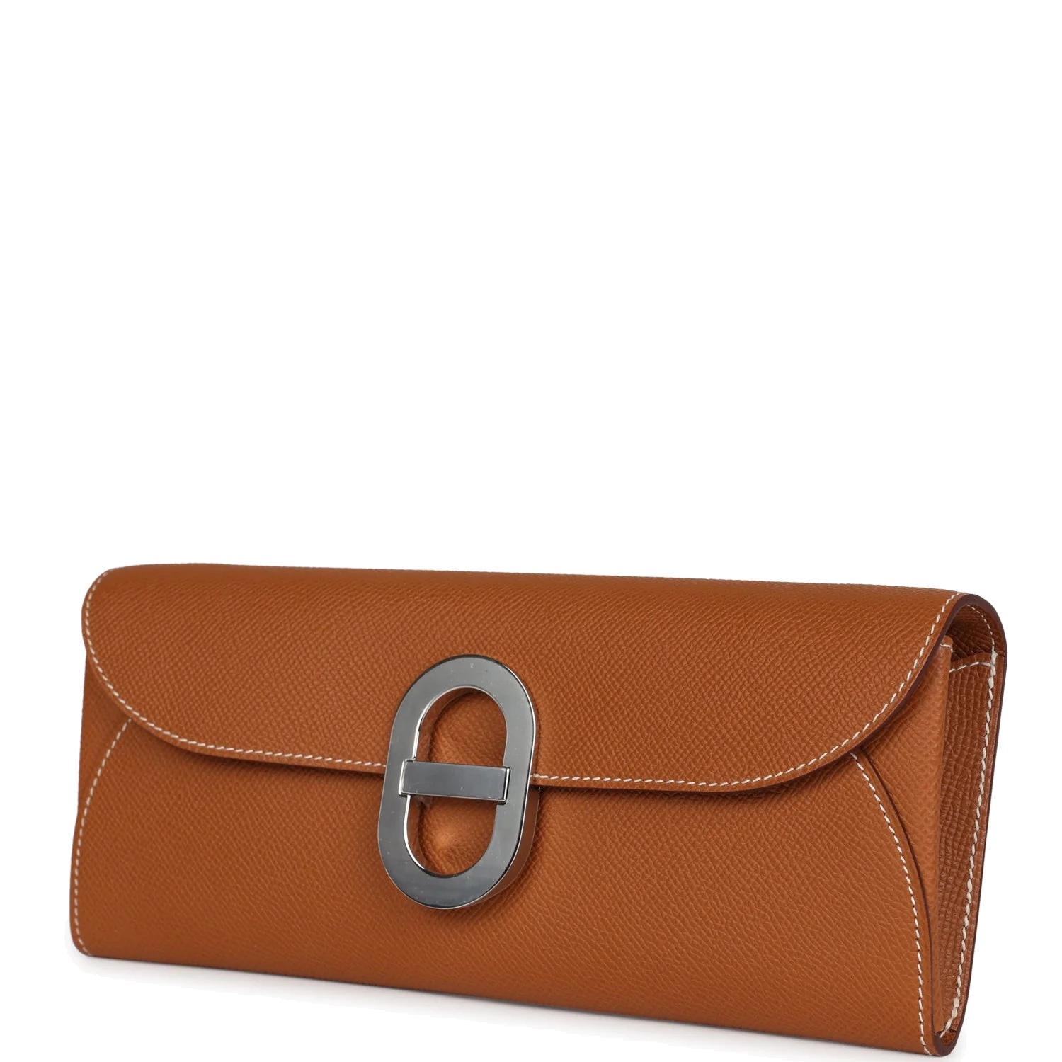 Hermes Maillon Chaine d' Ancre Wallet to Go Gold Epsom Palladium Hardware — фото 6