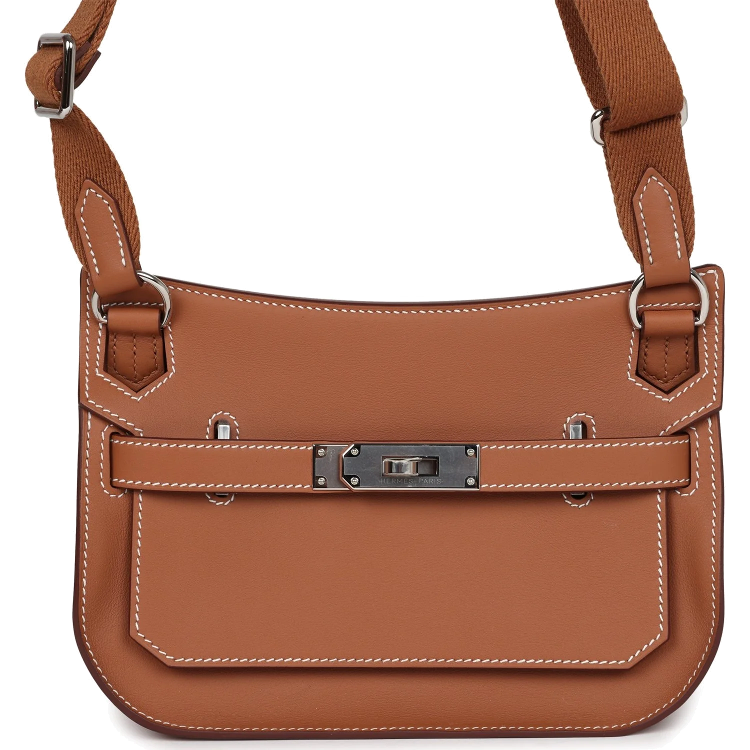 Hermes Jypsiere Mini Gold Swift Palladium Hardware — фото 2