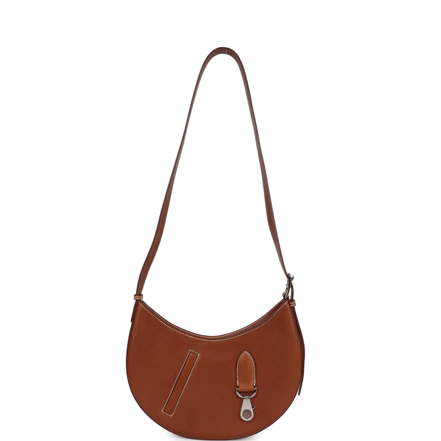 Hermes P'tit Arcon Bag Fauve Barenia Faubourg Palladium Hardware — фото 8