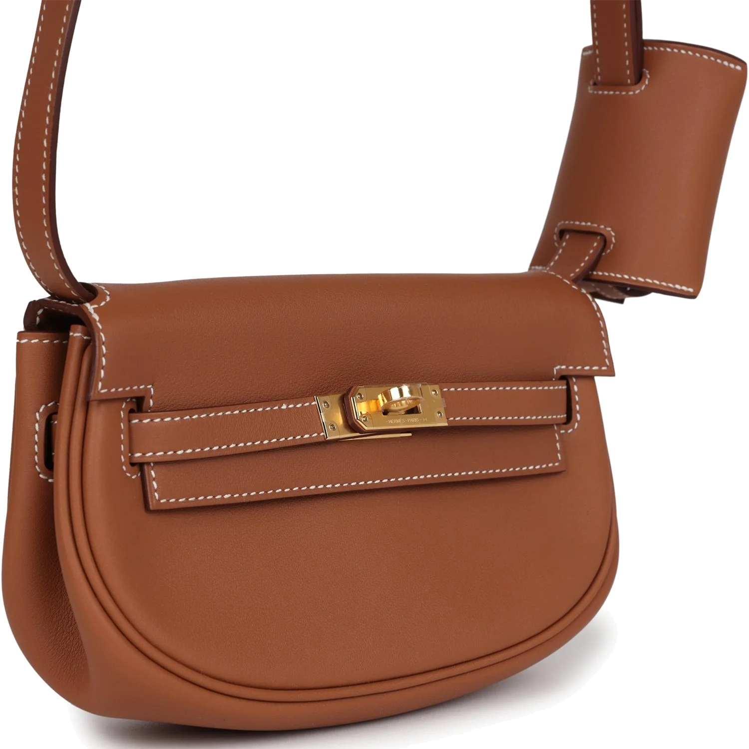 Hermes Kelly Moove Gold Swift Gold Hardware — фото 3