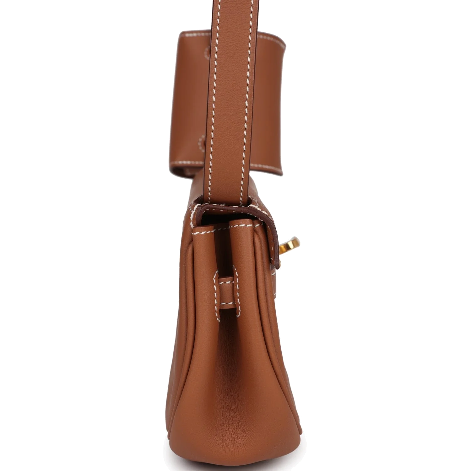 Hermes Kelly Moove Gold Swift Gold Hardware — фото 4