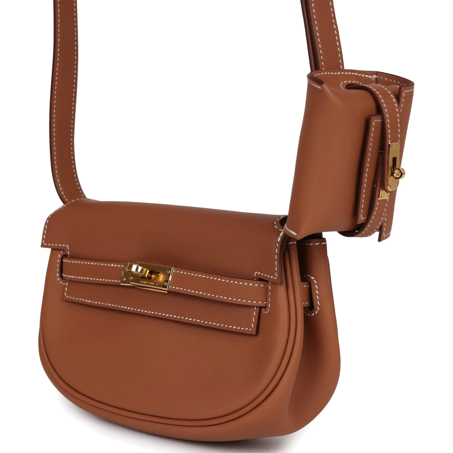 Hermes Kelly Moove Gold Swift Gold Hardware — фото 6