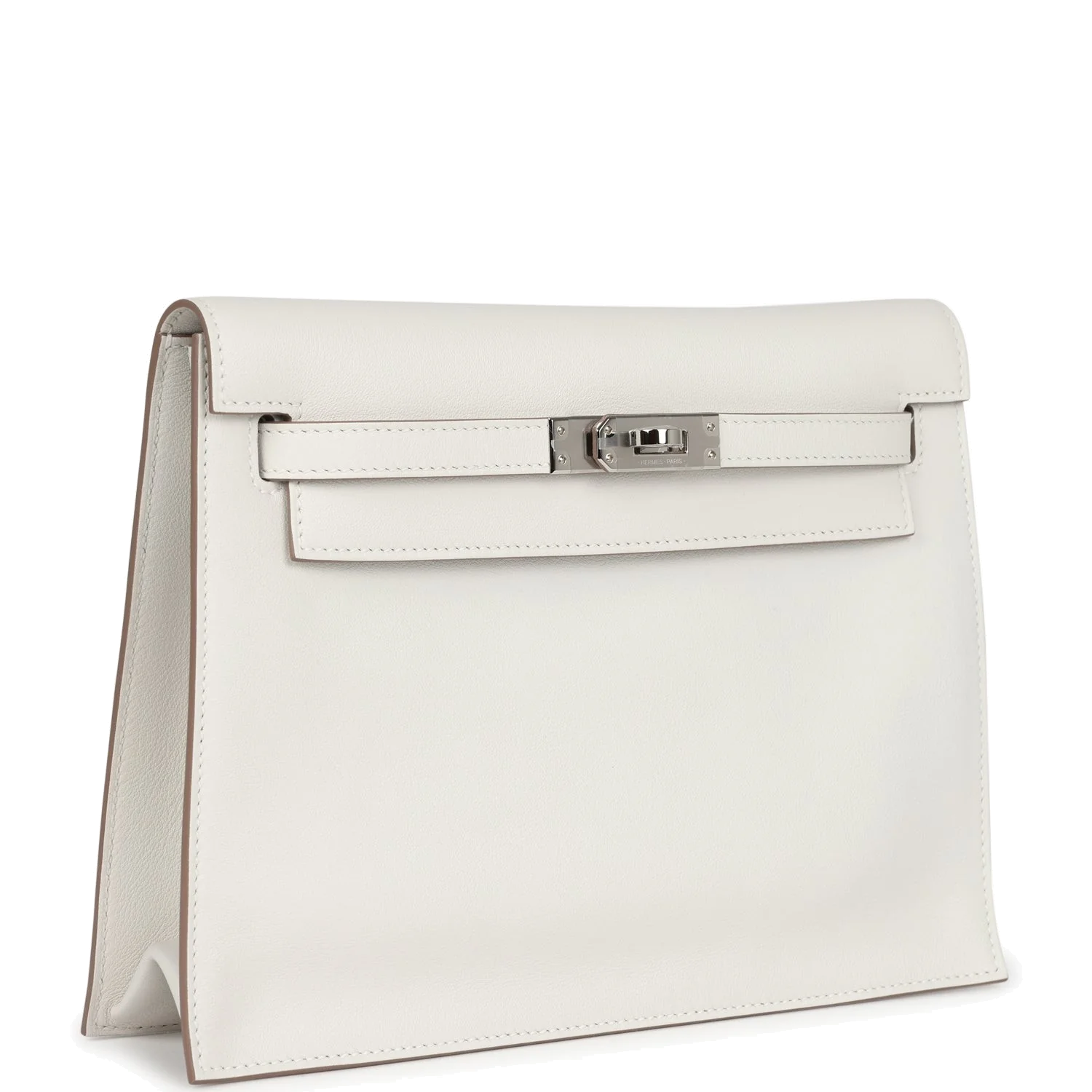 Hermes Kelly Danse Gris Pale Swift Palladium Hardware — фото 3