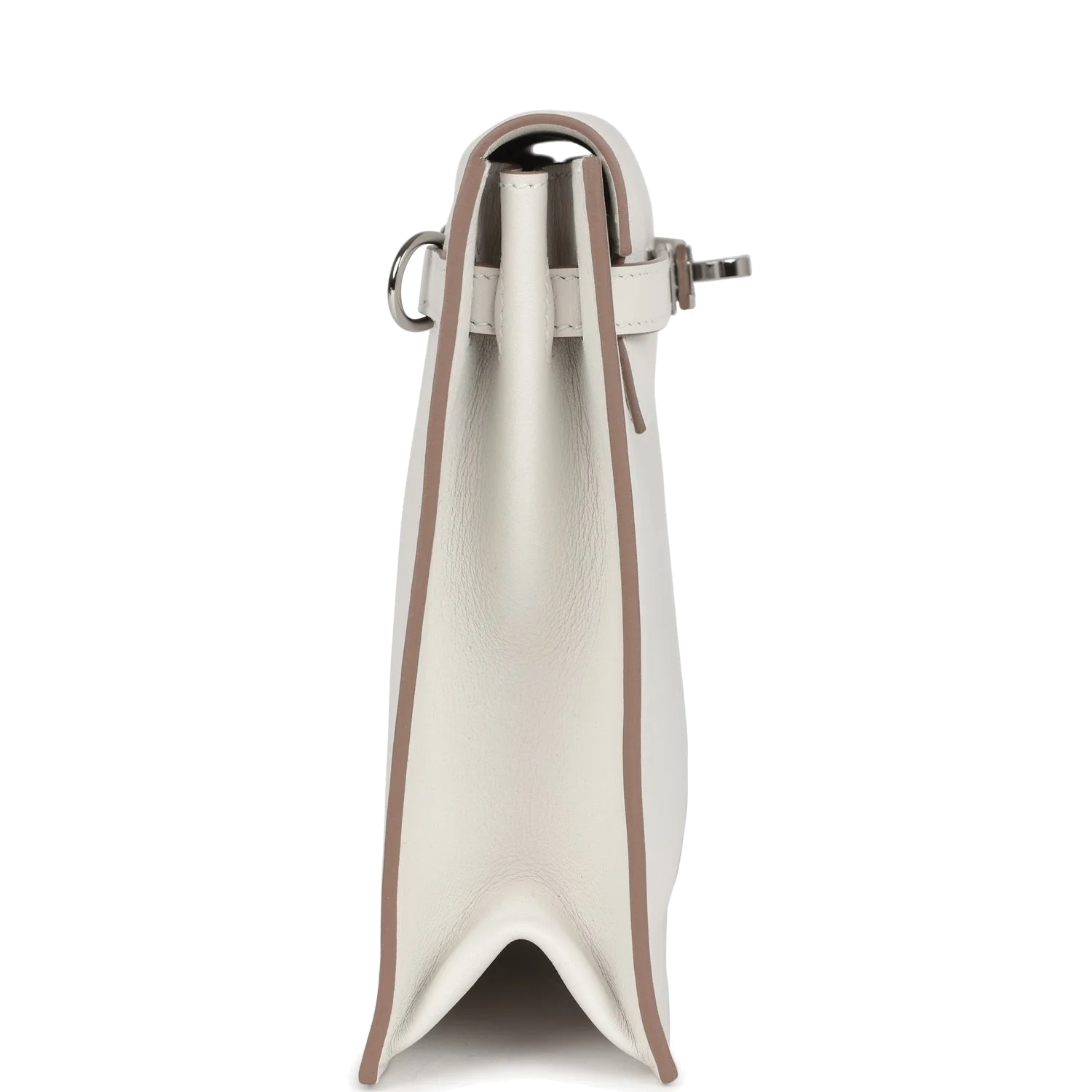 Hermes Kelly Danse Gris Pale Swift Palladium Hardware — фото 4