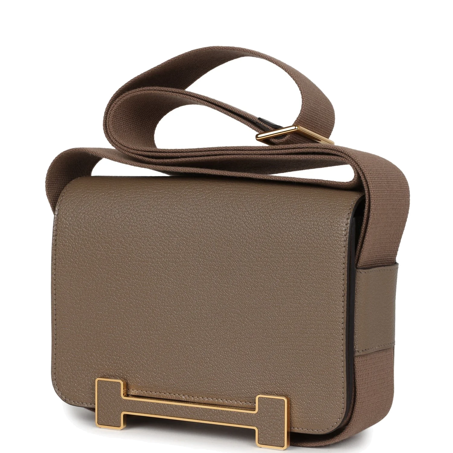 Hermes Geta Etoupe Chevre Gold Hardware — фото 6