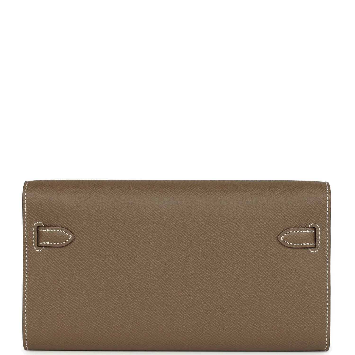 Hermes Kelly Wallet To Go Etoupe Epsom Palladium Hardware — фото 5
