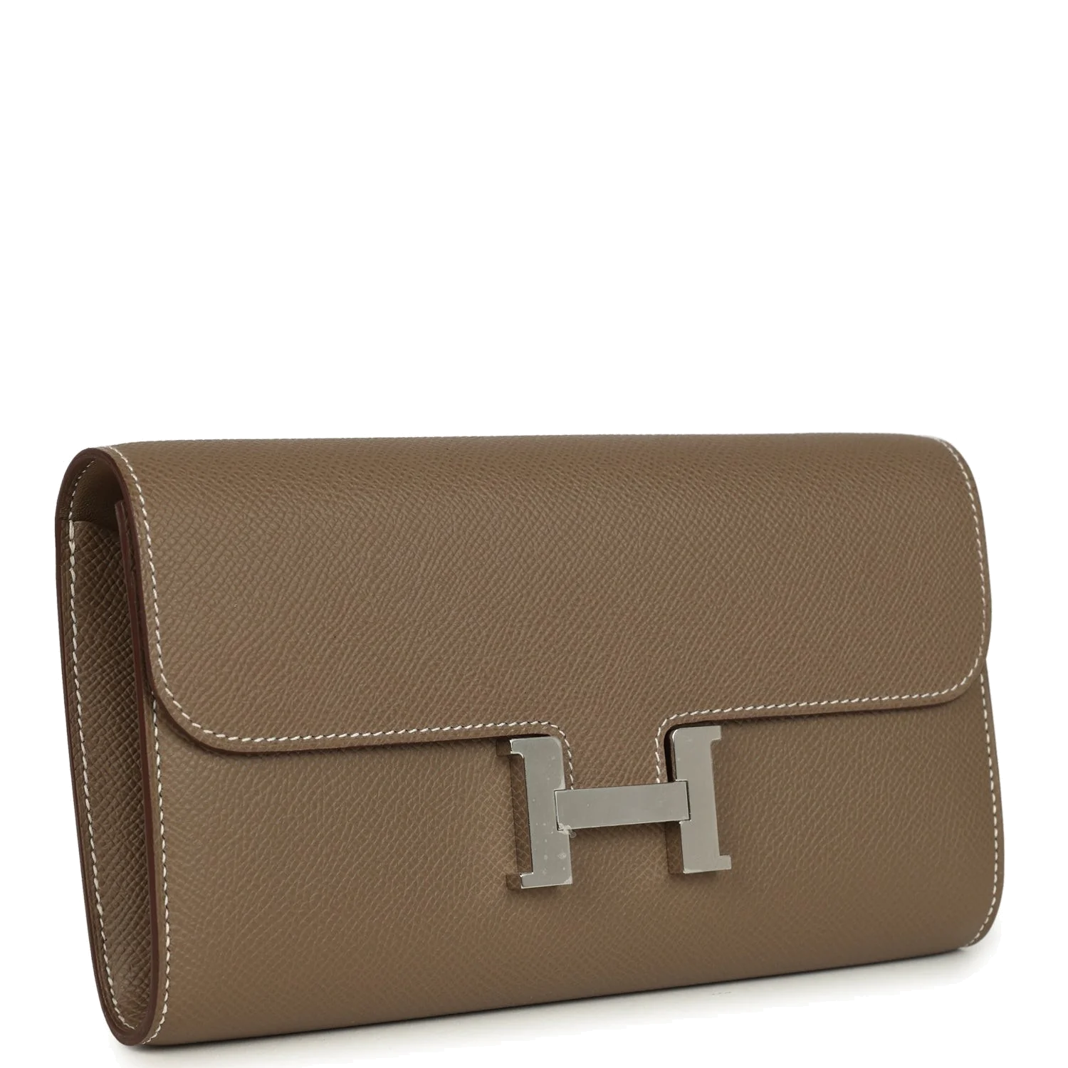 Hermes Constance Wallet To Go Etoupe Epsom Palladium Hardware — фото 3