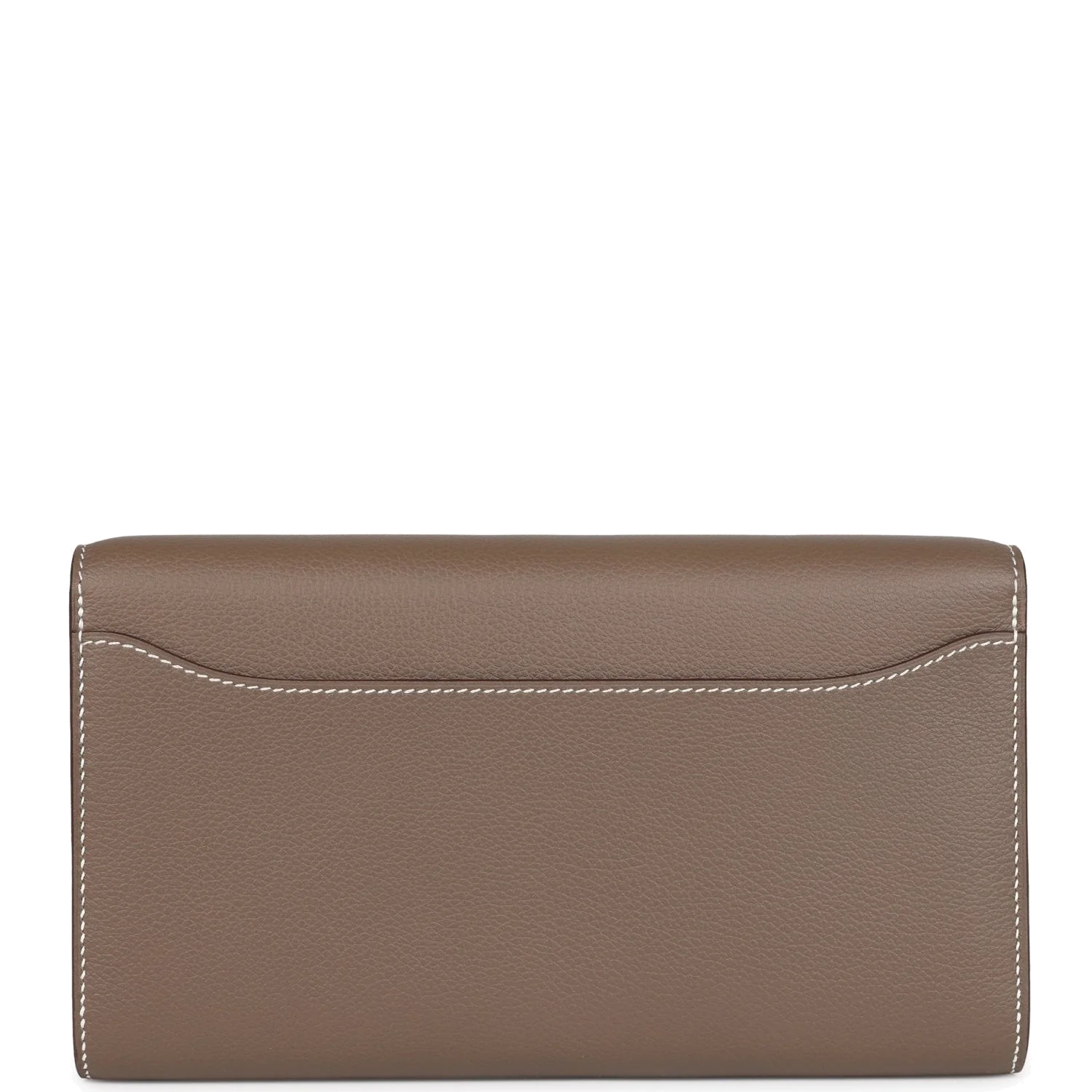 Hermes Constance Wallet To Go Etoupe Evercolor Palladium Hardware — фото 5