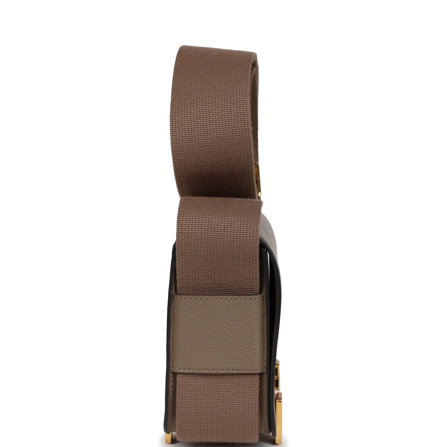 Hermes Geta Etoupe Chevre Mysore Gold Hardware — фото 4
