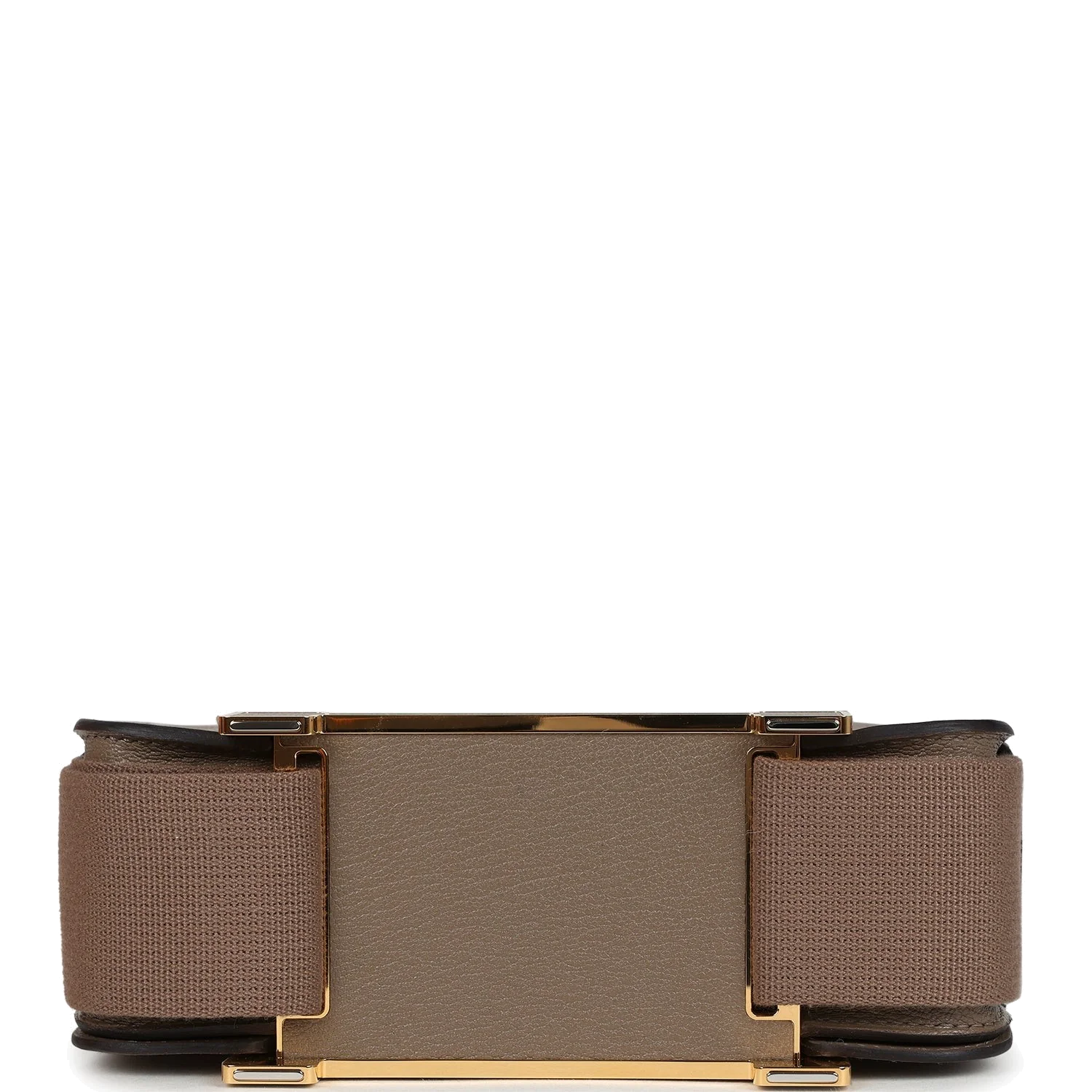 Hermes Geta Etoupe Chevre Mysore Gold Hardware — фото 7