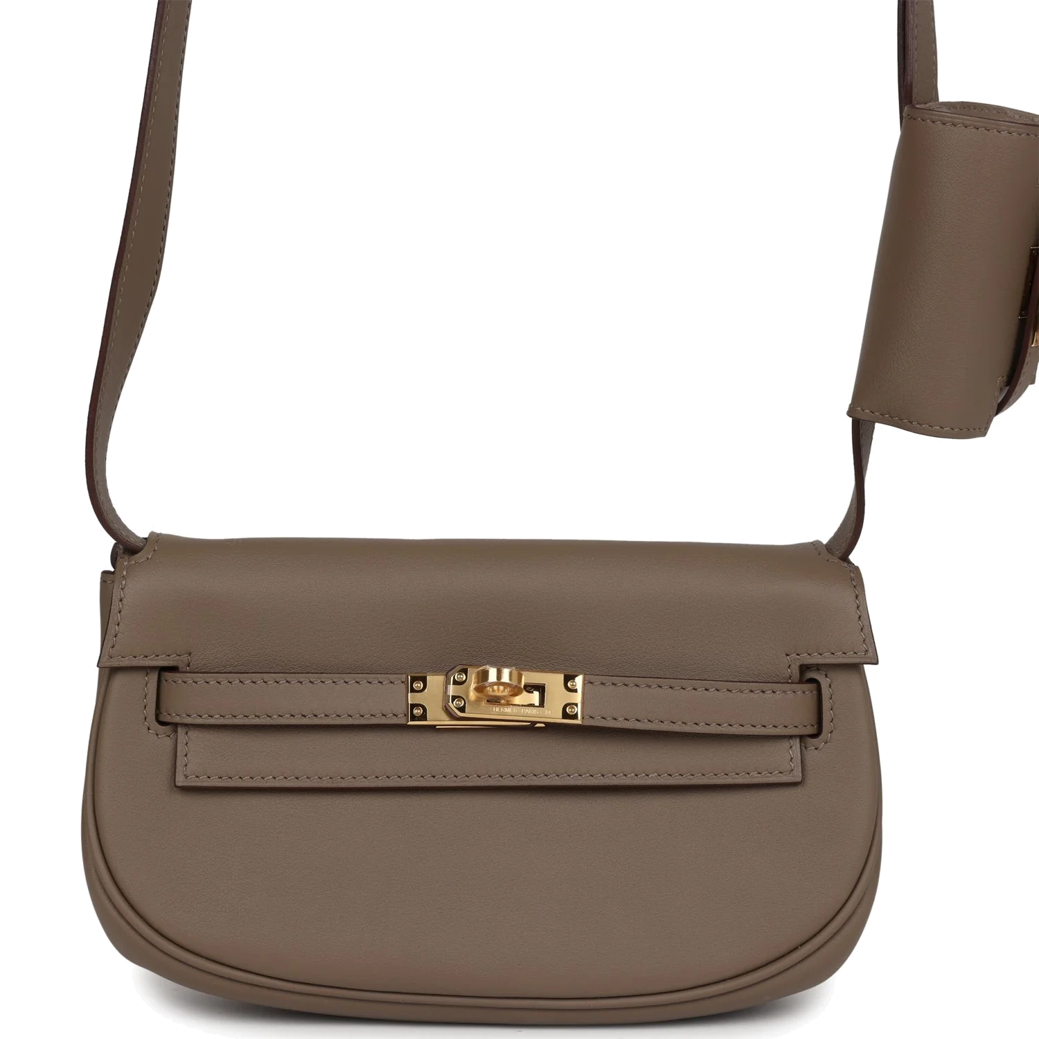 Hermes Kelly Moove Etoupe Swift Gold Hardware