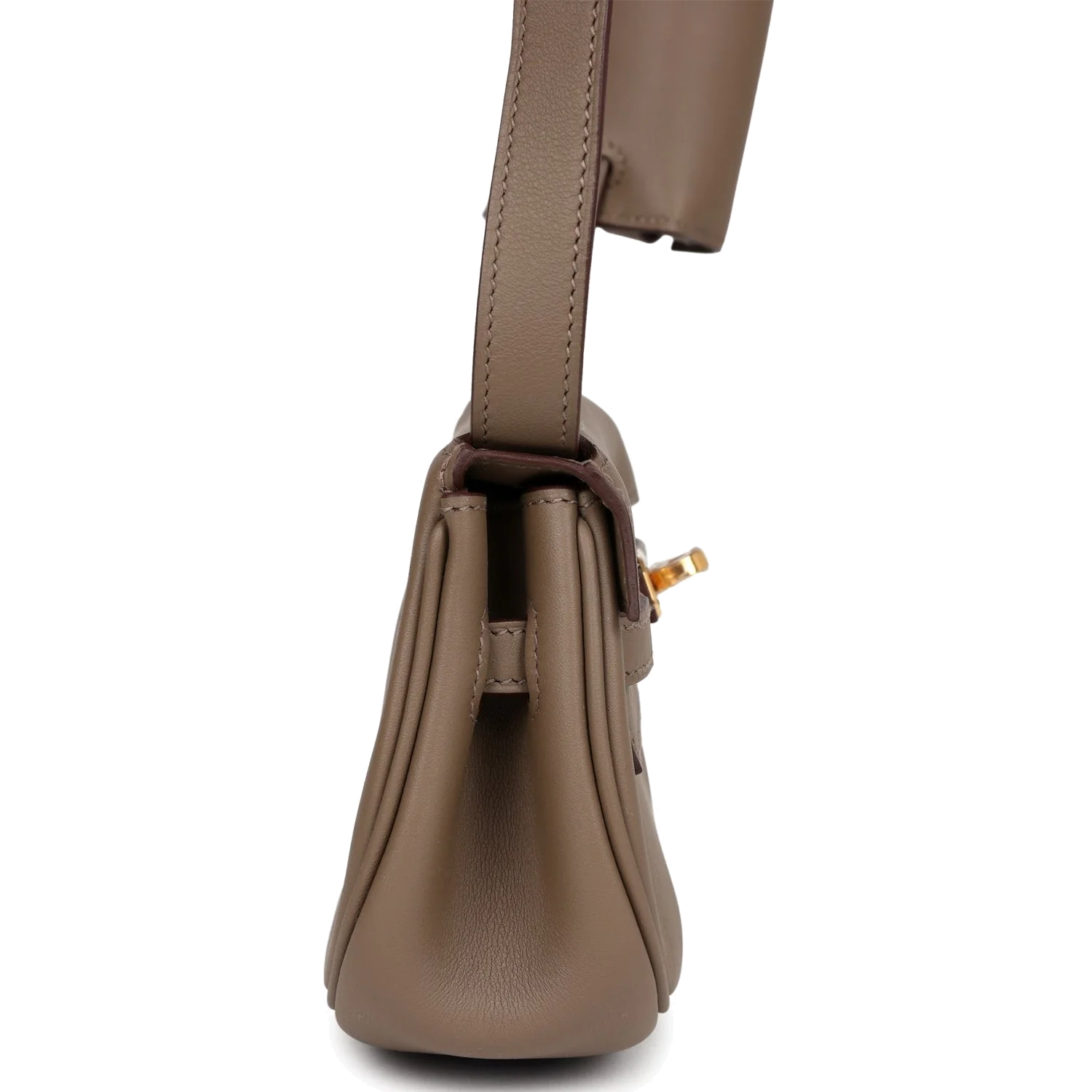 Hermes Kelly Moove Etoupe Swift Gold Hardware — фото 4
