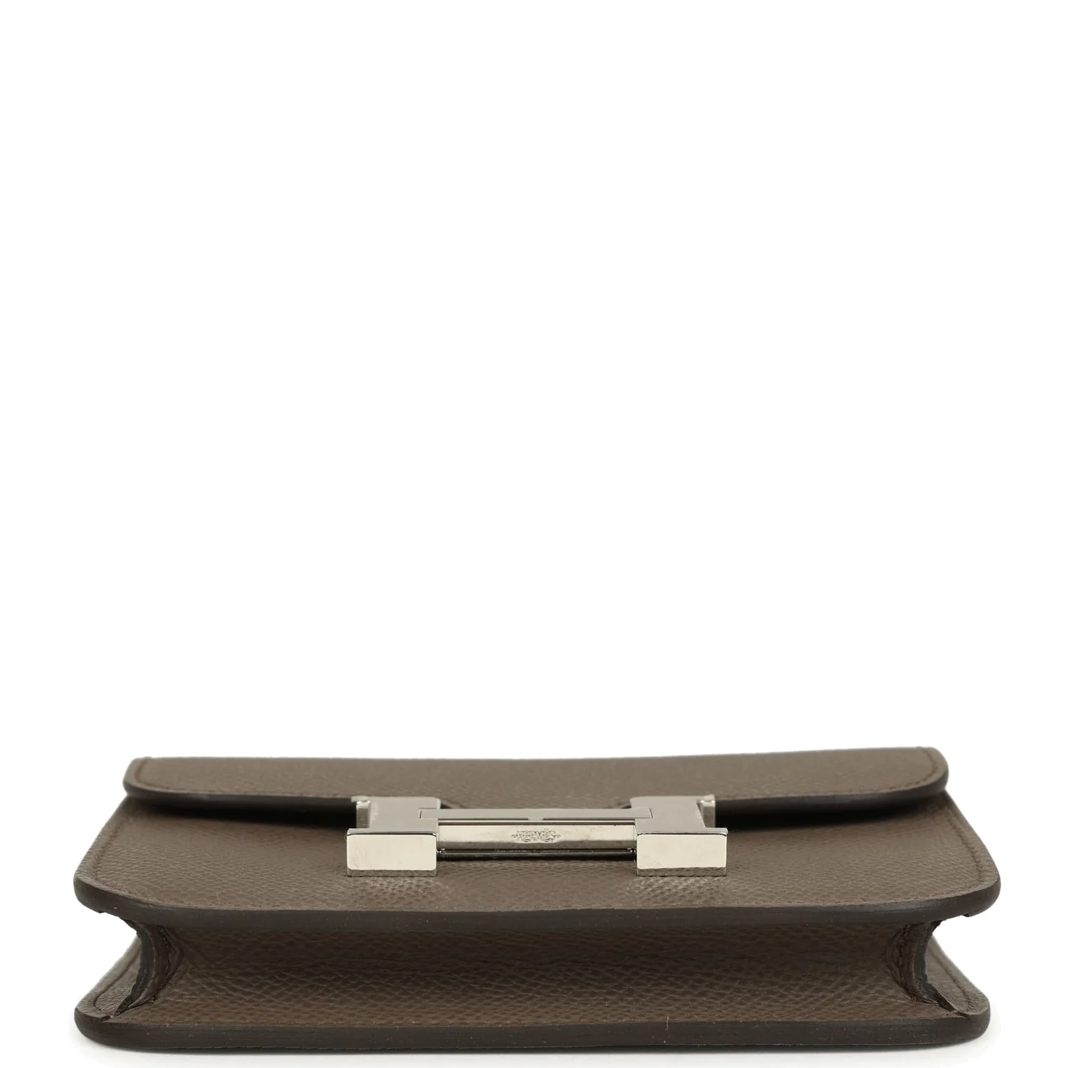 Hermes Constance Slim Wallet Etain Epsom Palladium Hardware — фото 7