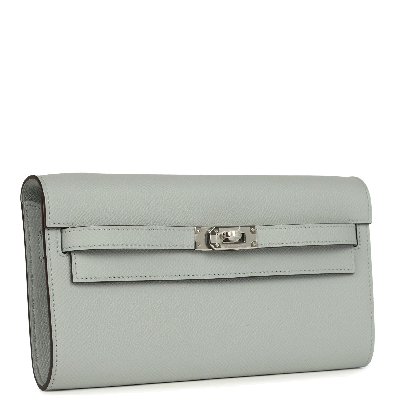 Hermes Kelly Wallet To Go Gris Pantin Epsom Palladium Hardware — фото 3