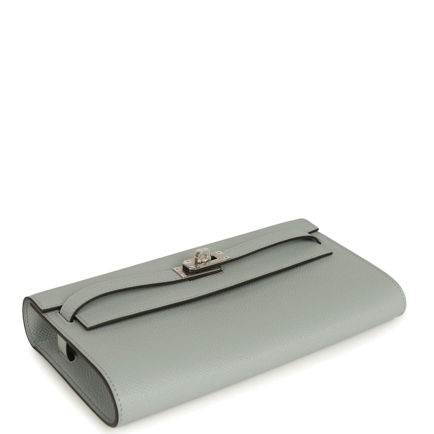 Hermes Kelly Wallet To Go Gris Pantin Epsom Palladium Hardware — фото 7