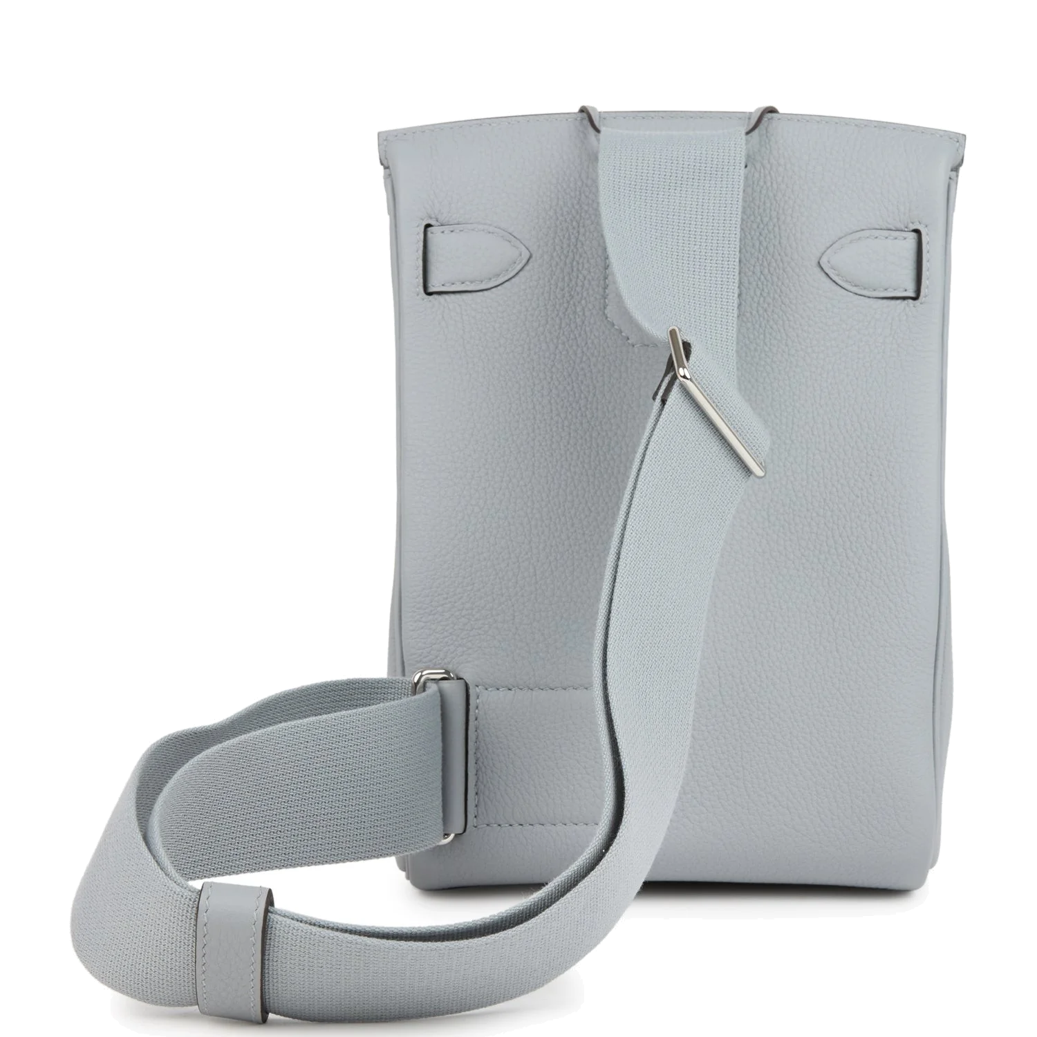 Hermes HAC A Dos PM Backpack Gris Pantin Togo Palladium Hardware — фото 5