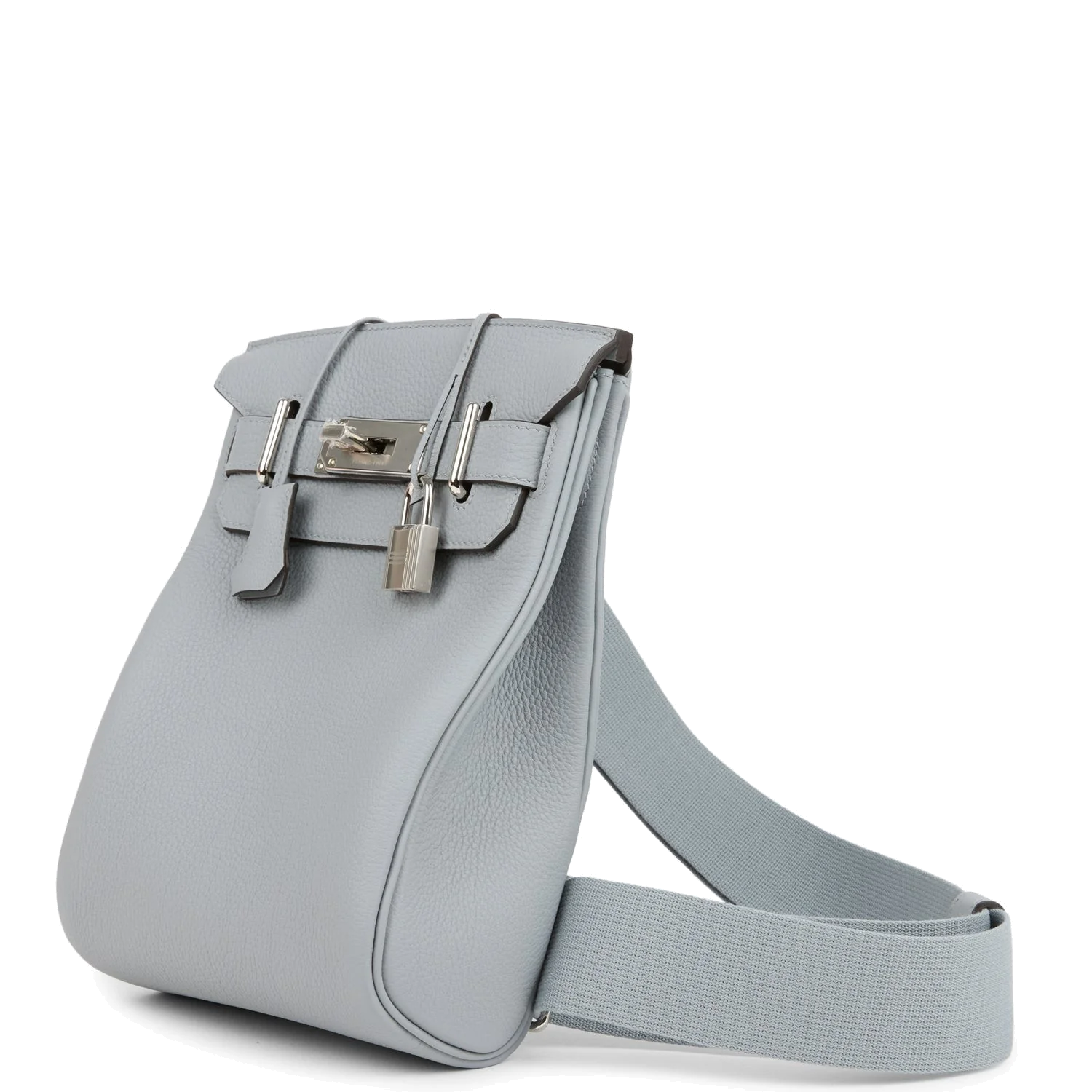 Hermes HAC A Dos PM Backpack Gris Pantin Togo Palladium Hardware — фото 6