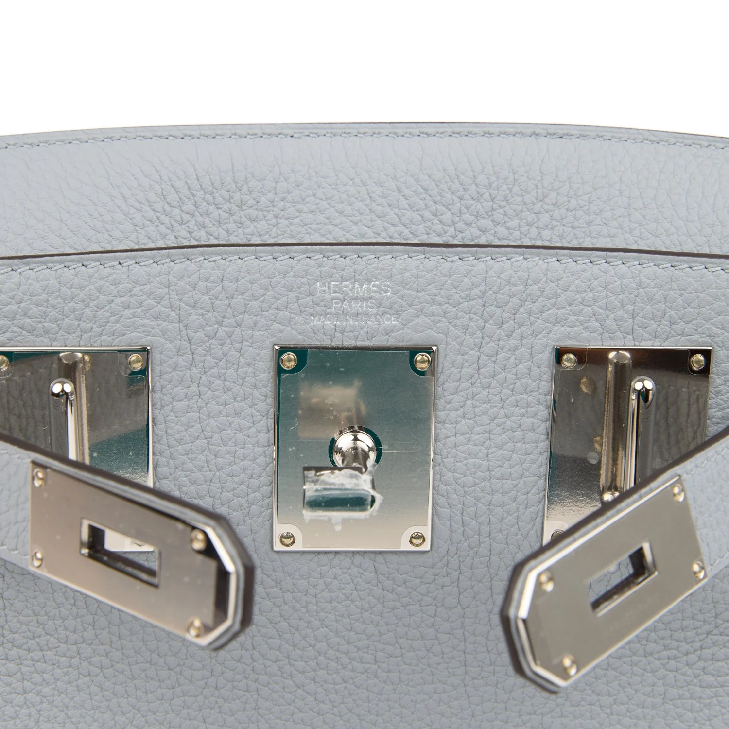 Hermes HAC A Dos PM Backpack Gris Pantin Togo Palladium Hardware — фото 8