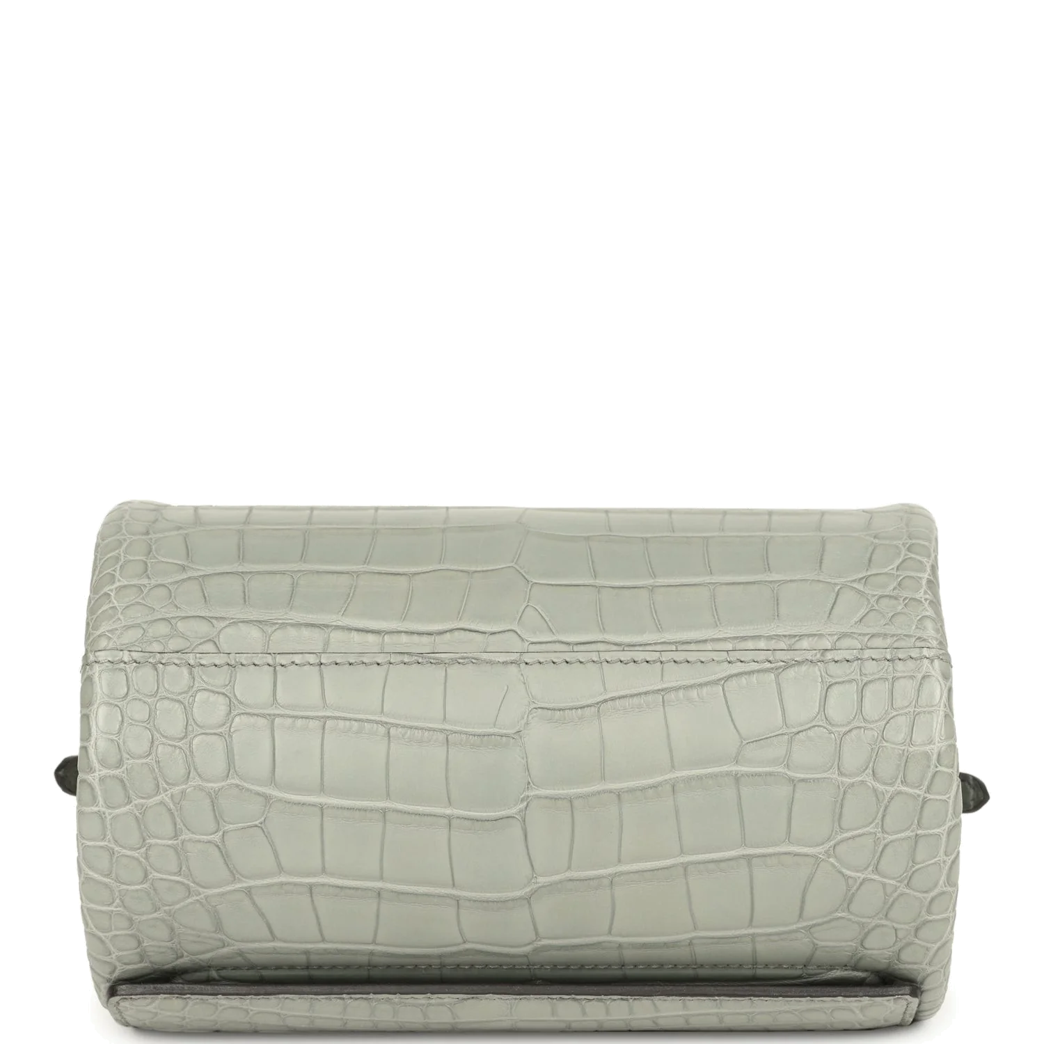 Hermes Maximors II Bag Gris Ciment Matte Alligator Permabrass Hardware — фото 7