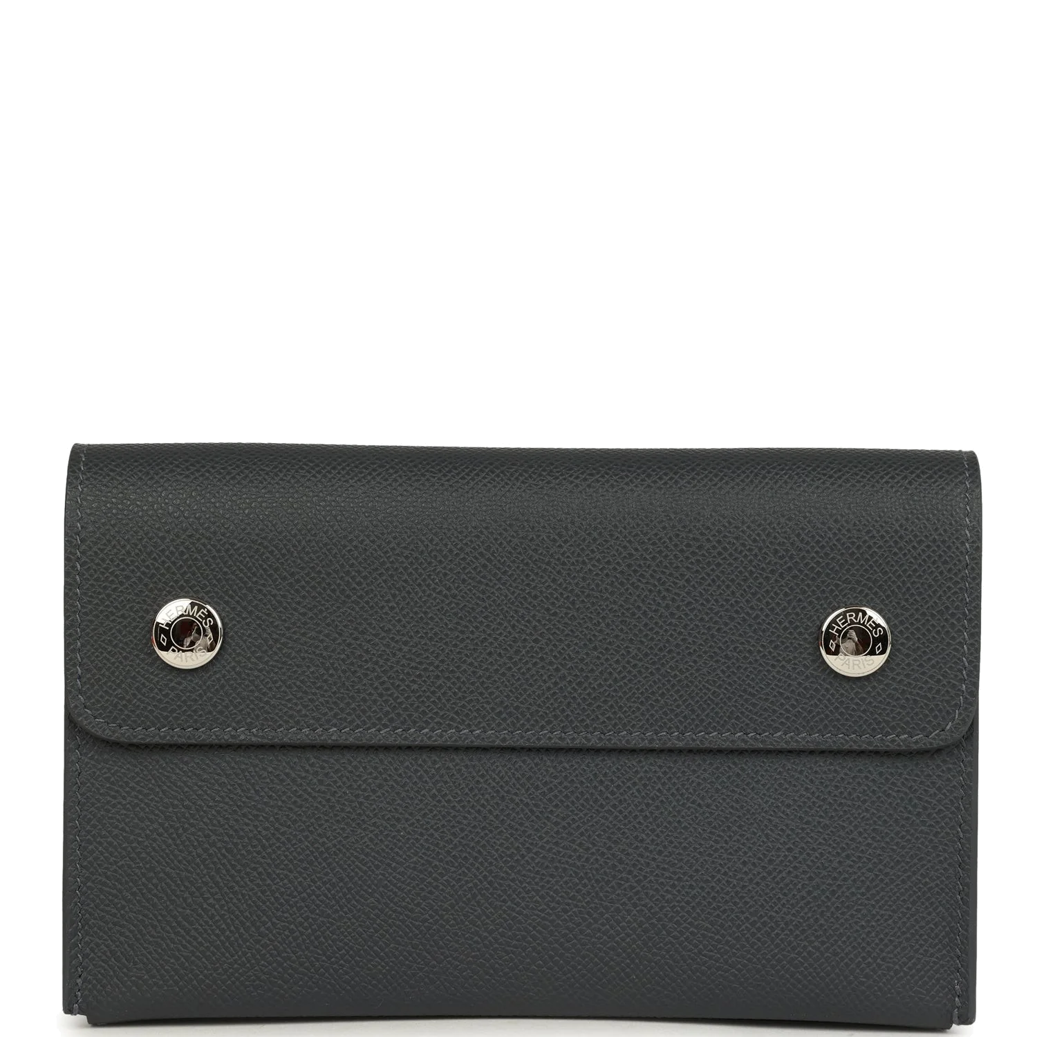 Hermes Hermesnap Wallet Ardoise Epsom Palladium Hardware — фото 2