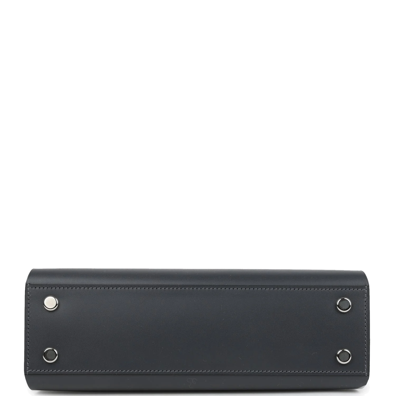Hermes Tablier Sellier Ardoise Vache Hunter, Swift and Toile Militaire Palladium Hardware — фото 7