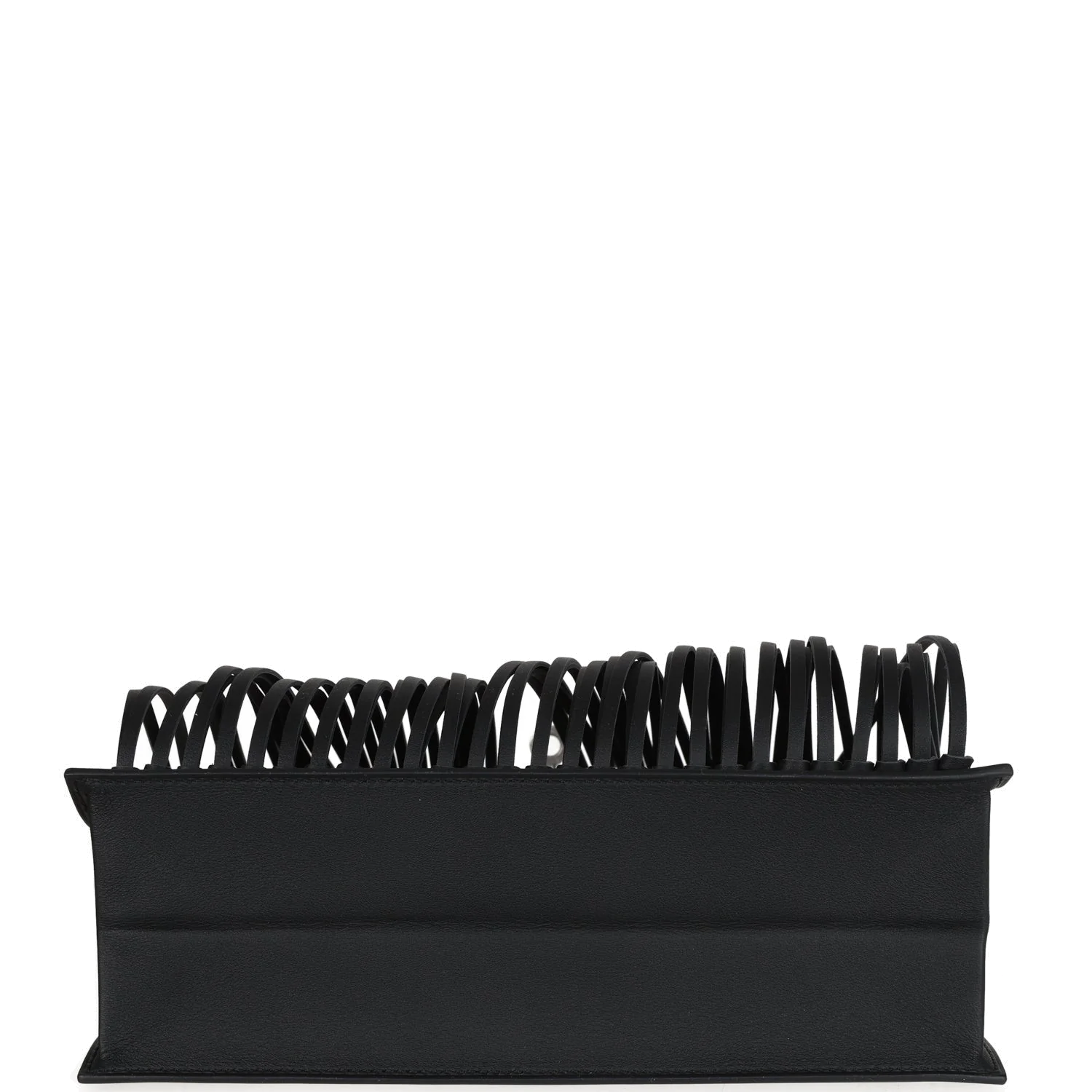 Hermes Kelly Danse Anate Black Swift Palladium Hardware — фото 7