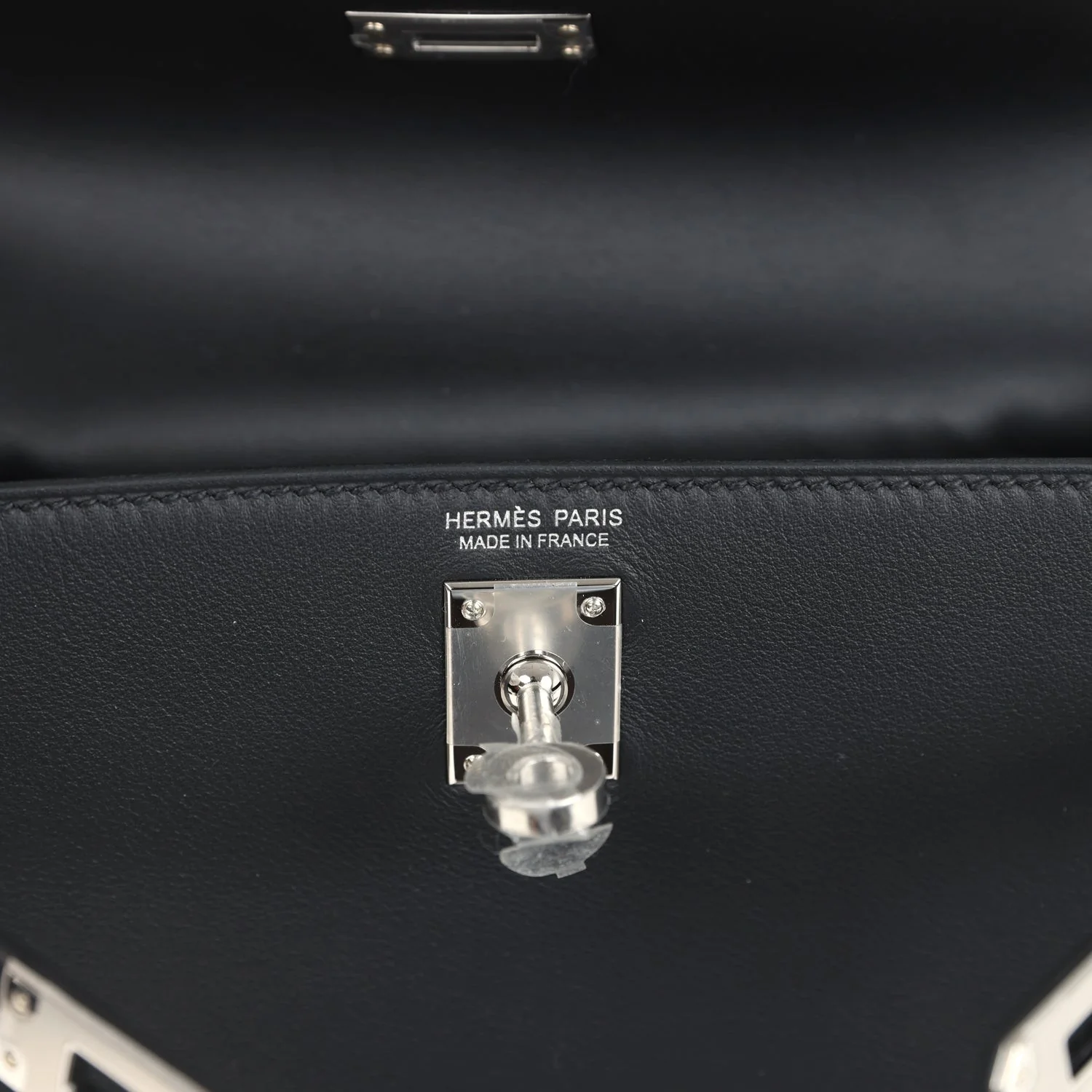 Hermes Kelly Danse Anate Black Swift Palladium Hardware — фото 8