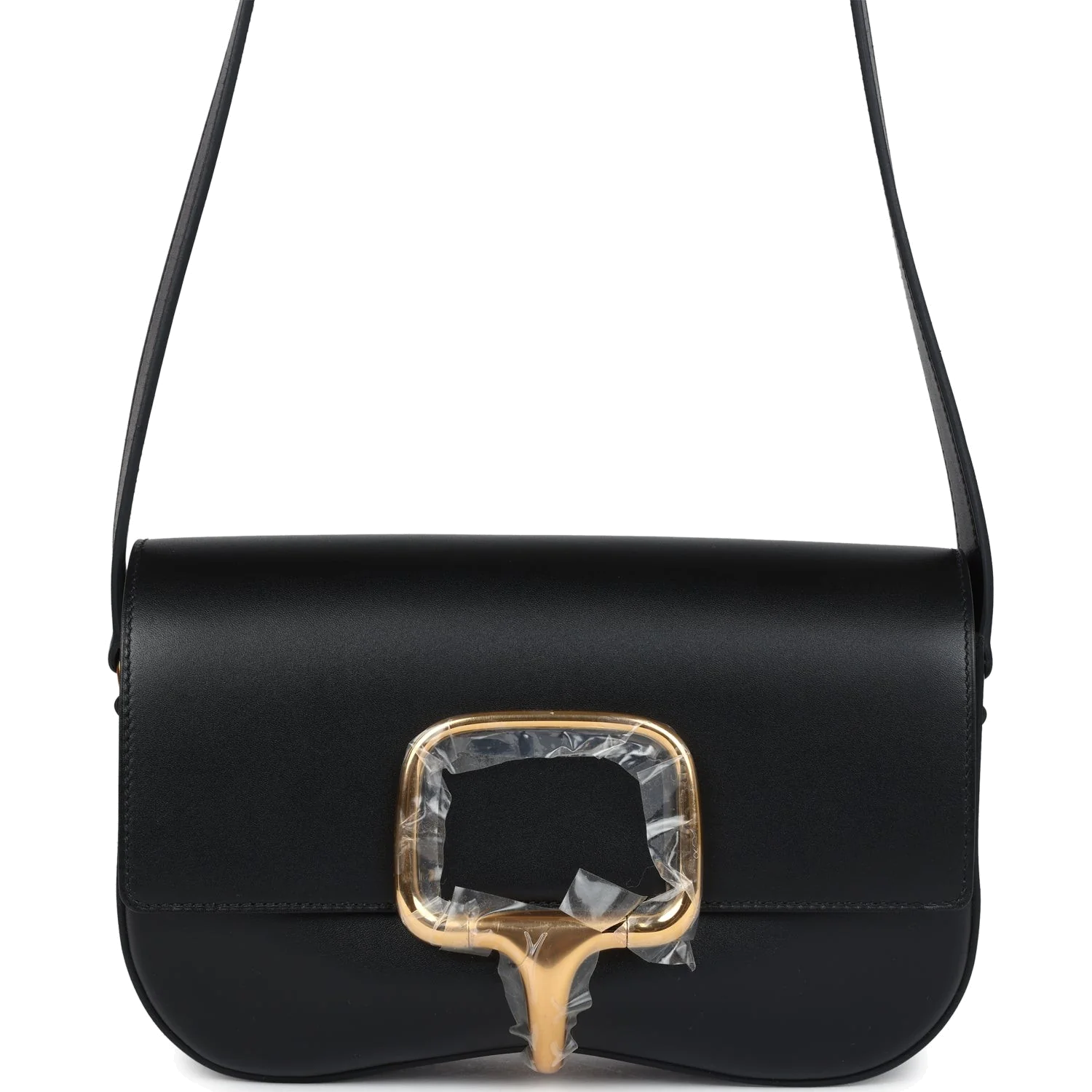 Hermes Della Cavalleria Elan Black Tadelakt Gold Hardware — фото 2