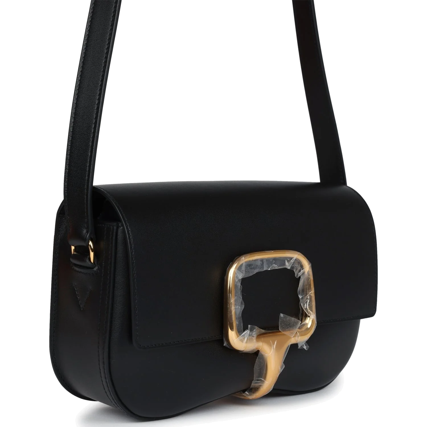 Hermes Della Cavalleria Elan Black Tadelakt Gold Hardware — фото 3