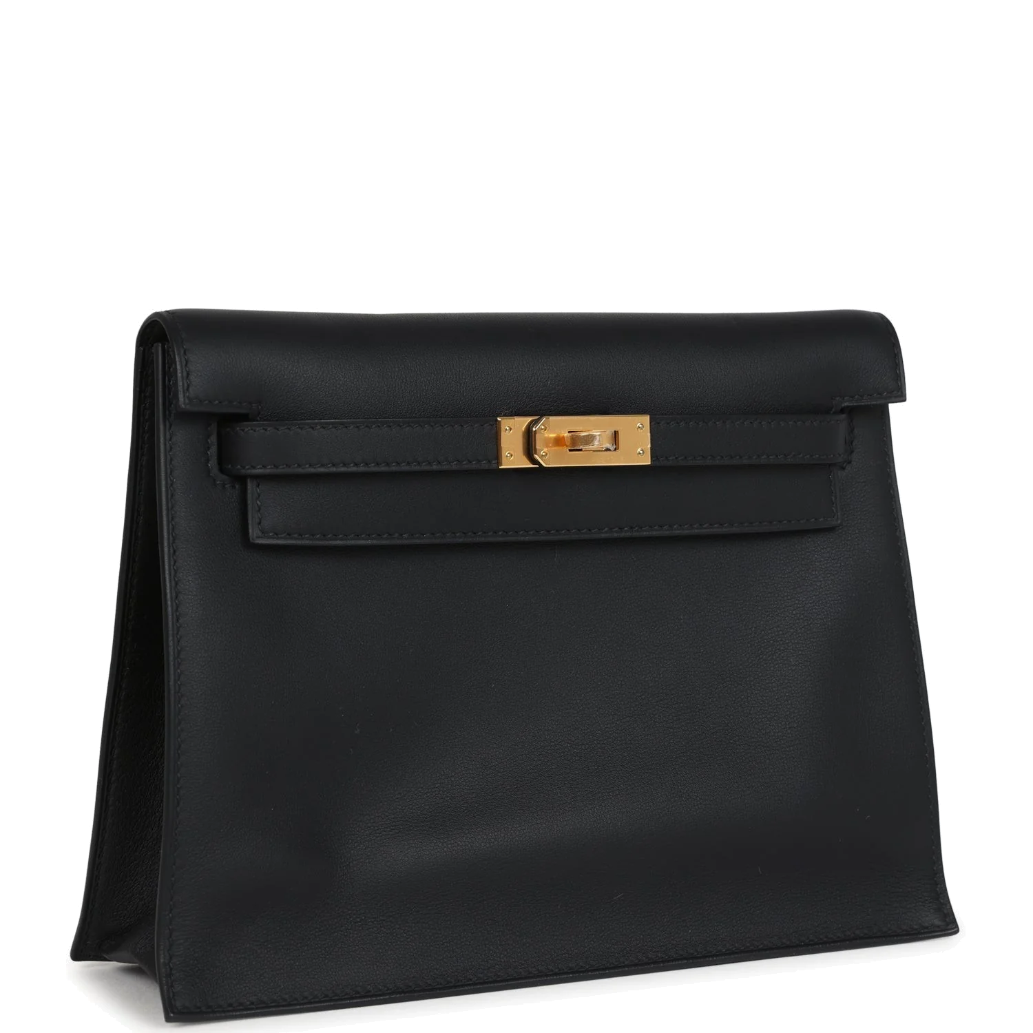 Hermes Kelly Danse Black Swift Gold Hardware — фото 3