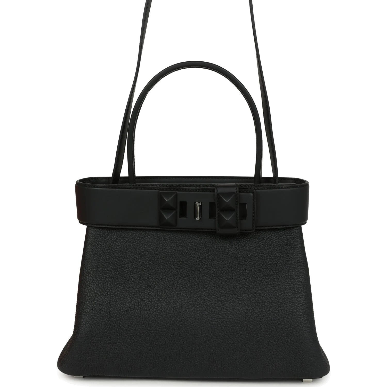 Hermes Medor Bag Black Togo and Swift Palladium Hardware