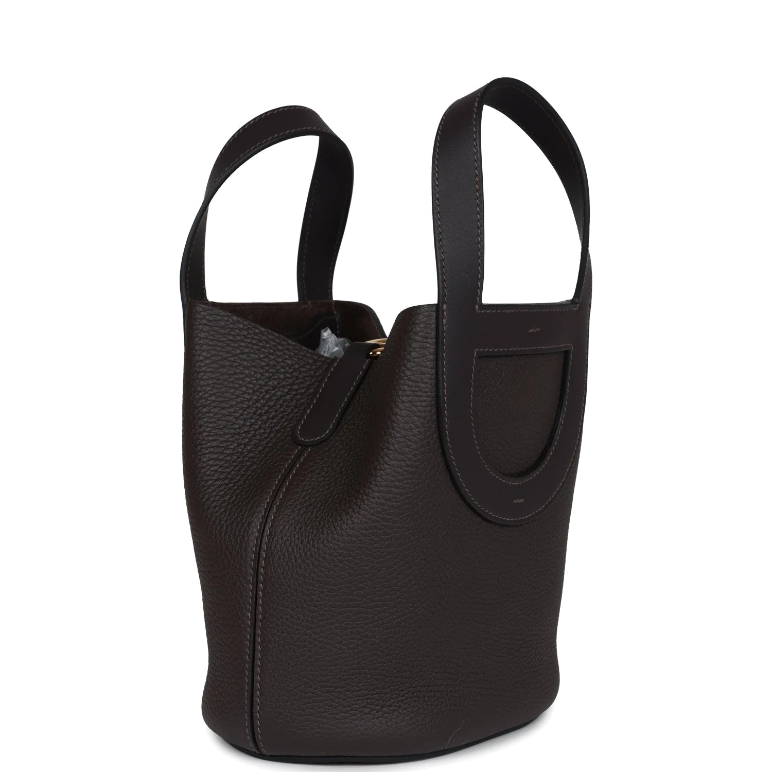 Hermes In-The-Loop 18 Ebene Clemence and Swift Gold Hardware — фото 3