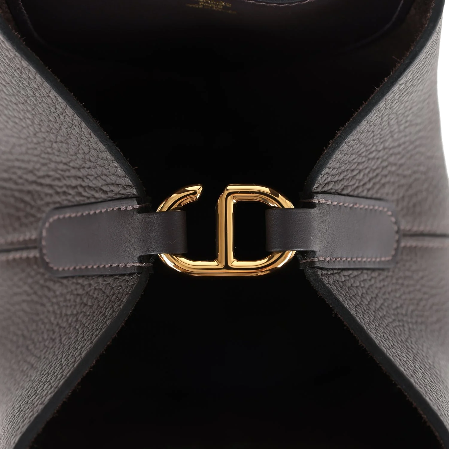 Hermes In-The-Loop 18 Ebene Clemence and Swift Gold Hardware — фото 7