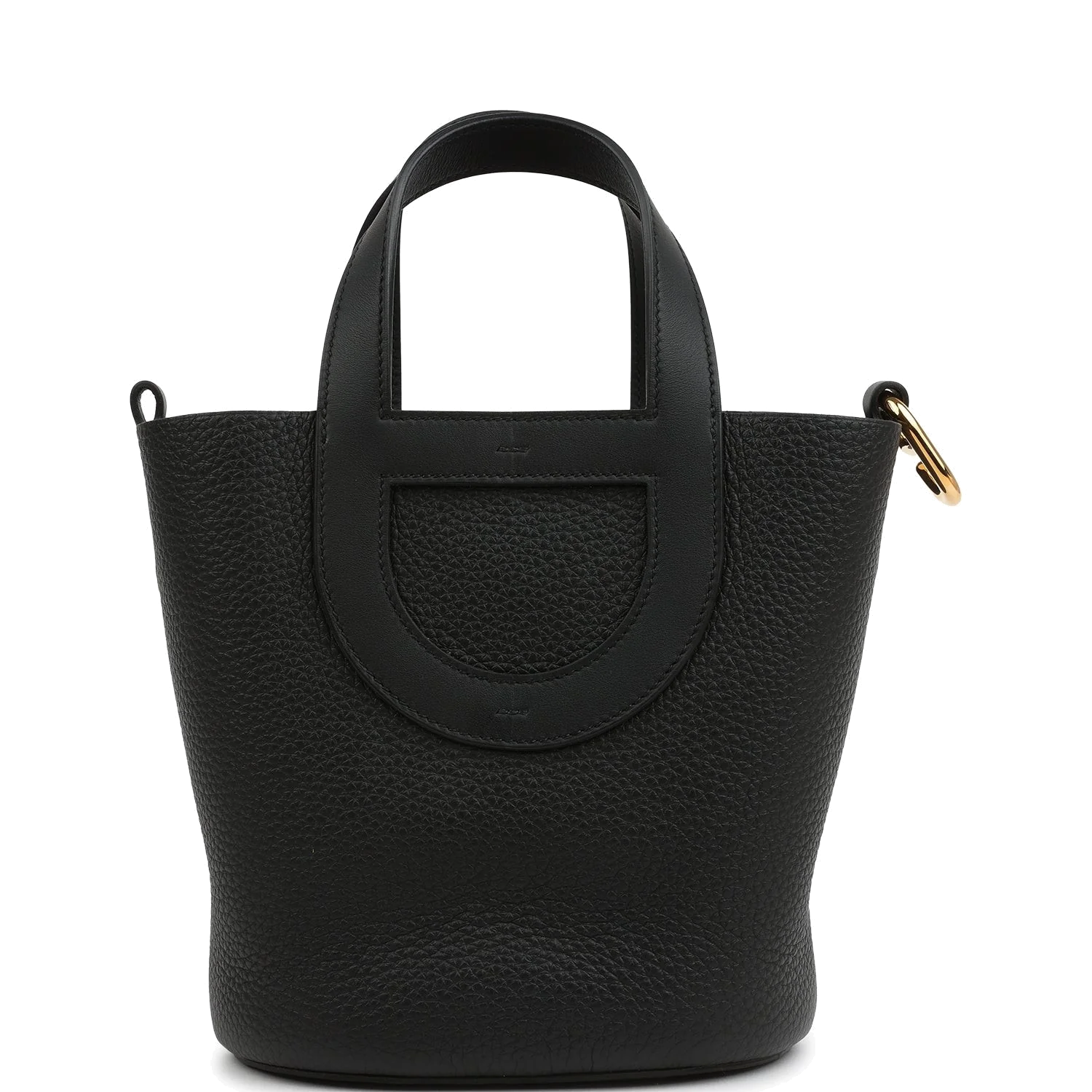 Hermes In-The-Loop 18 Black Clemence and Swift Gold Hardware — фото 2