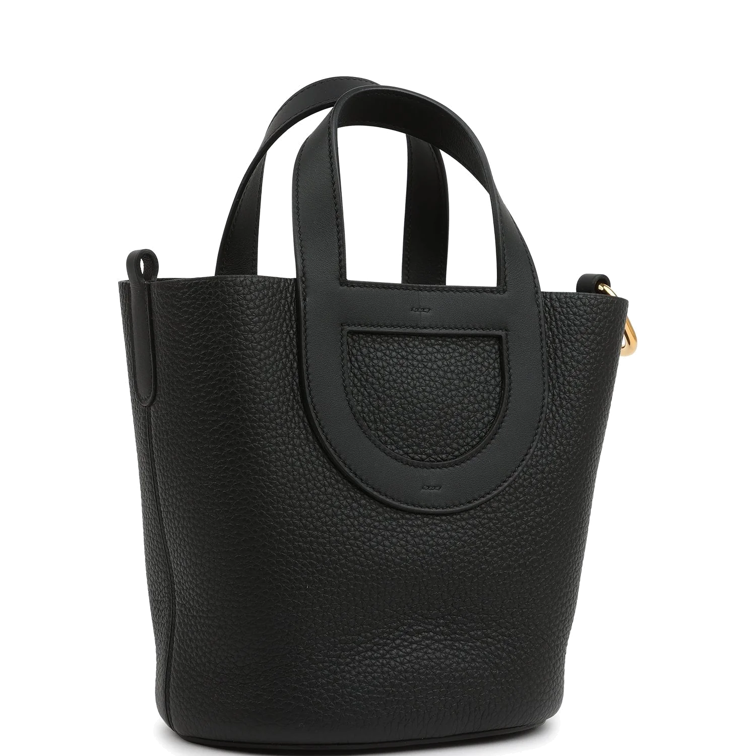 Hermes In-The-Loop 18 Black Clemence and Swift Gold Hardware — фото 3