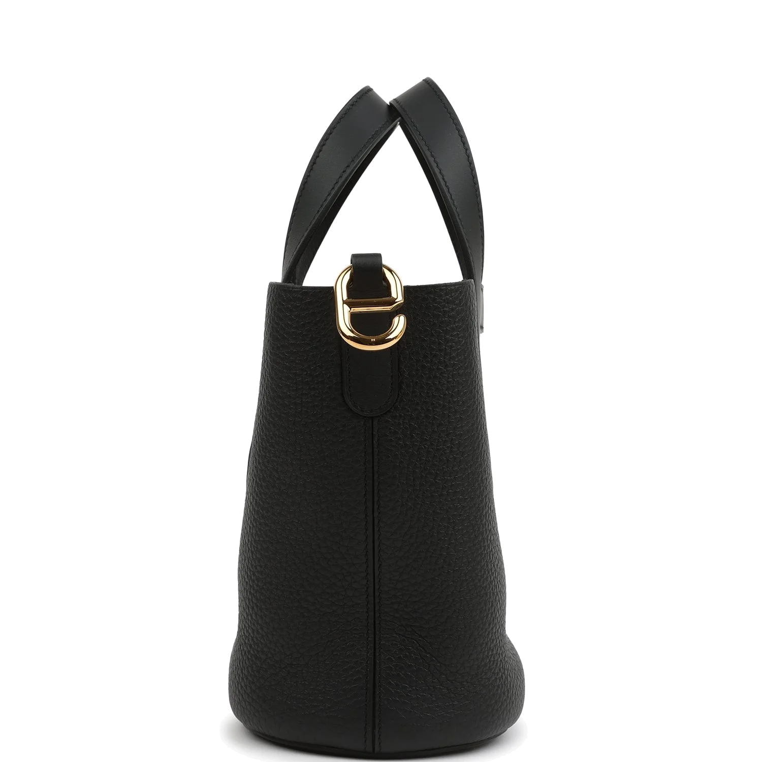 Hermes In-The-Loop 18 Black Clemence and Swift Gold Hardware — фото 4