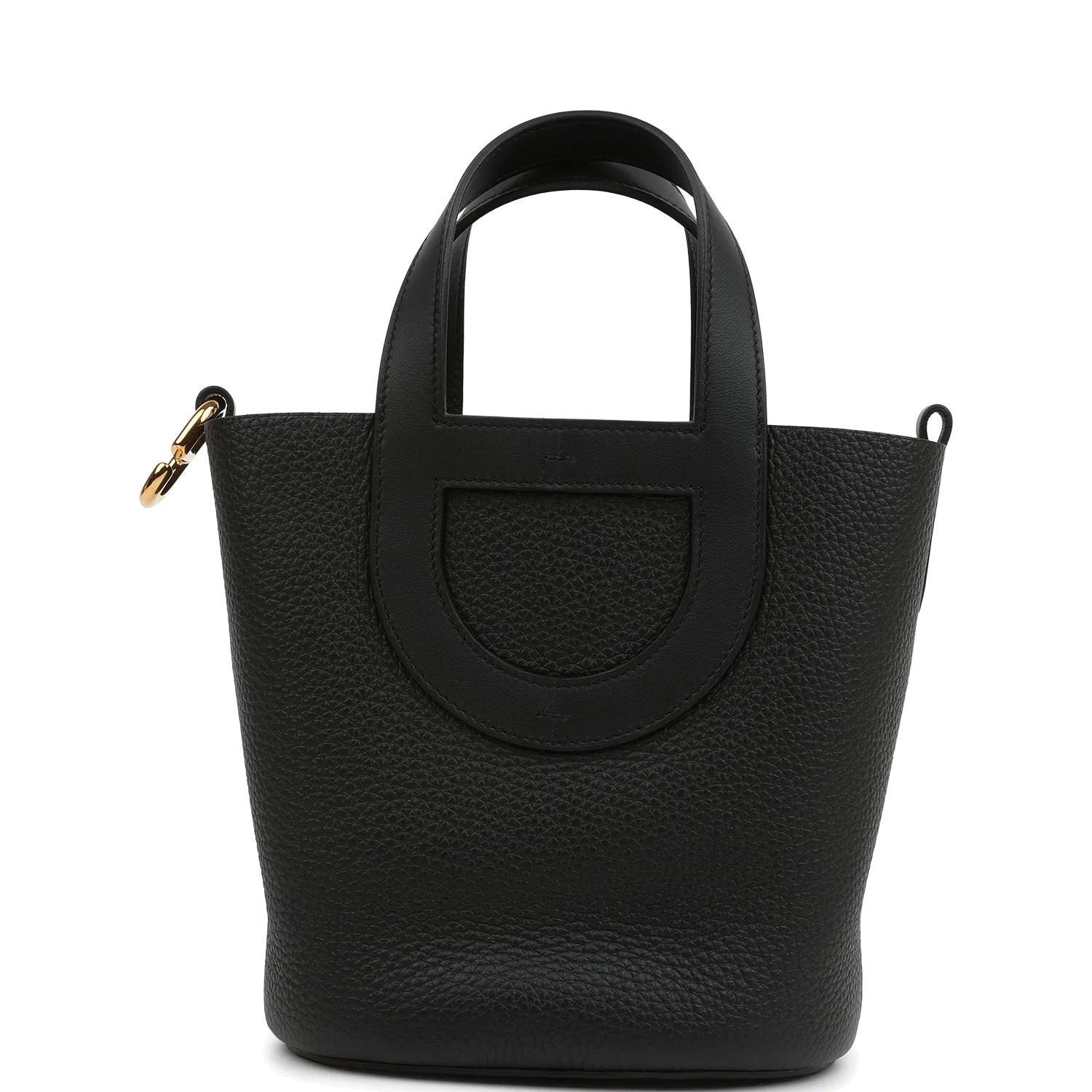 Hermes In-The-Loop 18 Black Clemence and Swift Gold Hardware — фото 5