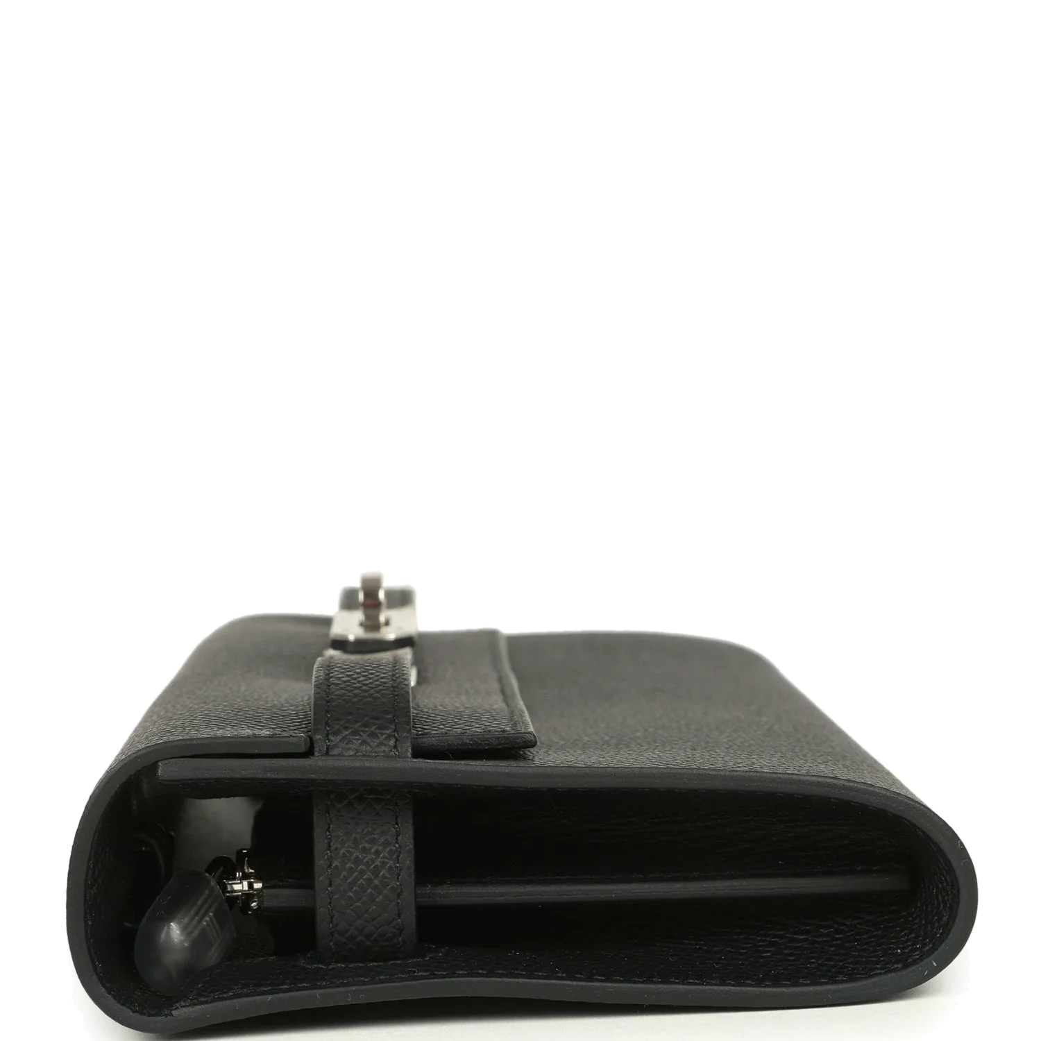 Hermes Kelly Wallet To Go Black Epsom Palladium Hardware — фото 4