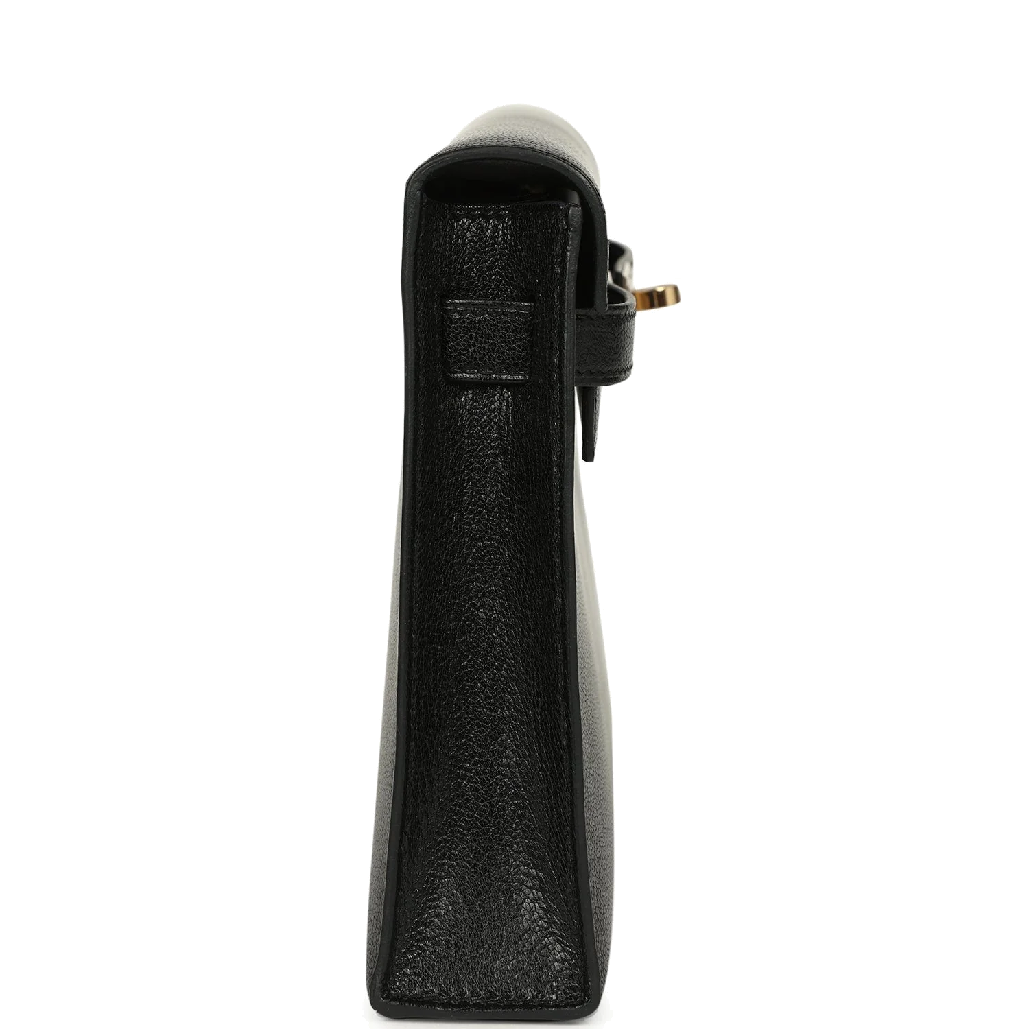 Hermes Kelly Elan Black Chevre Chamkila Permabrass Hardware — фото 4