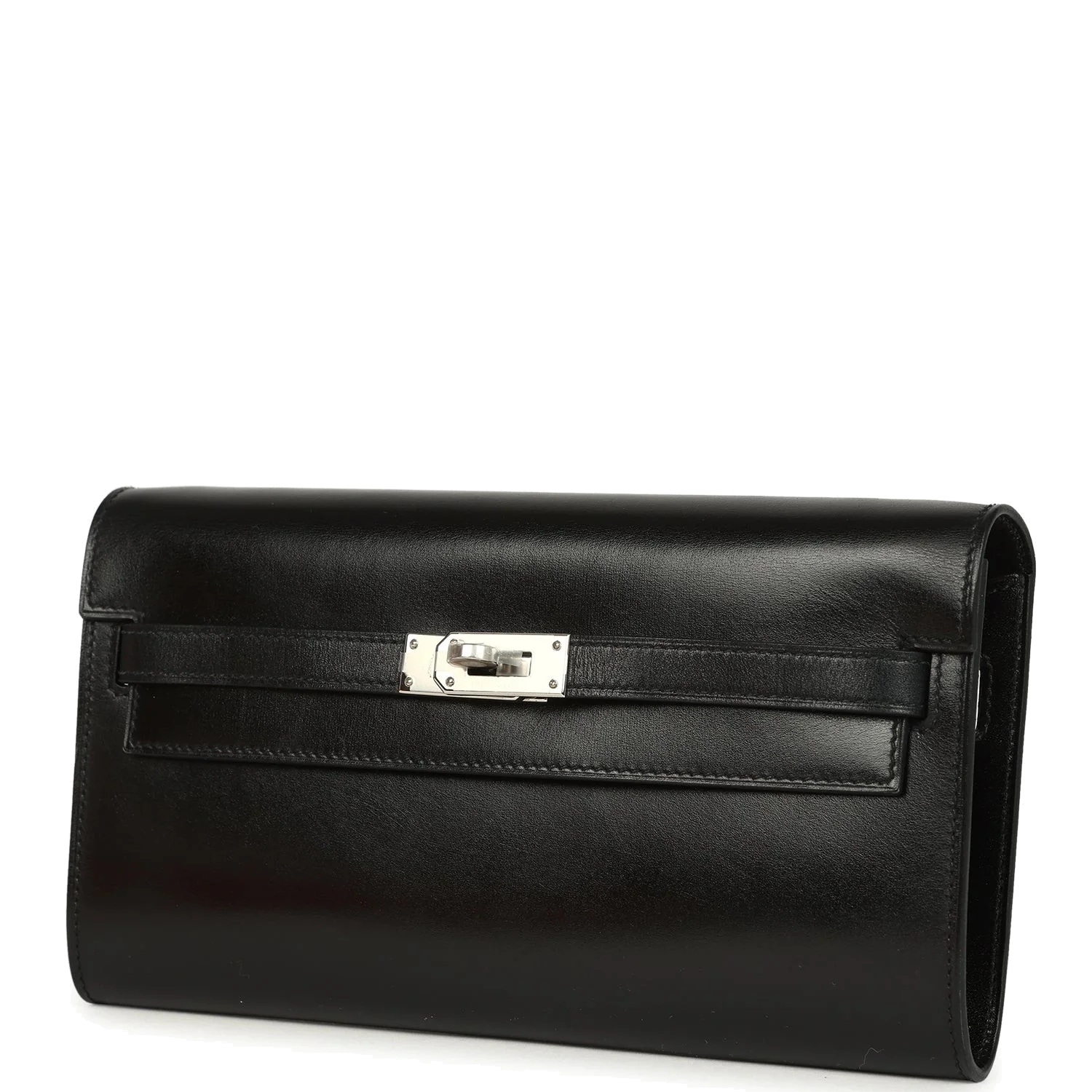 Hermes Kelly Wallet To Go Black Box Palladium Hardware — фото 6