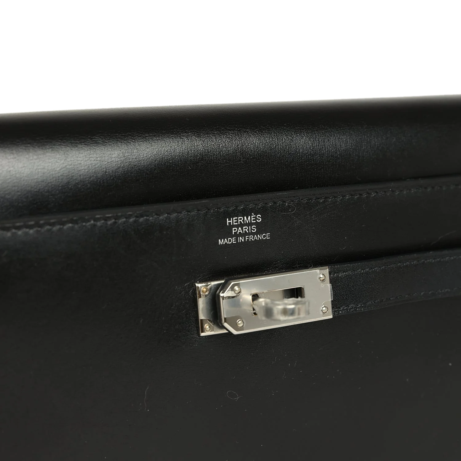 Hermes Kelly Wallet To Go Black Box Palladium Hardware — фото 8